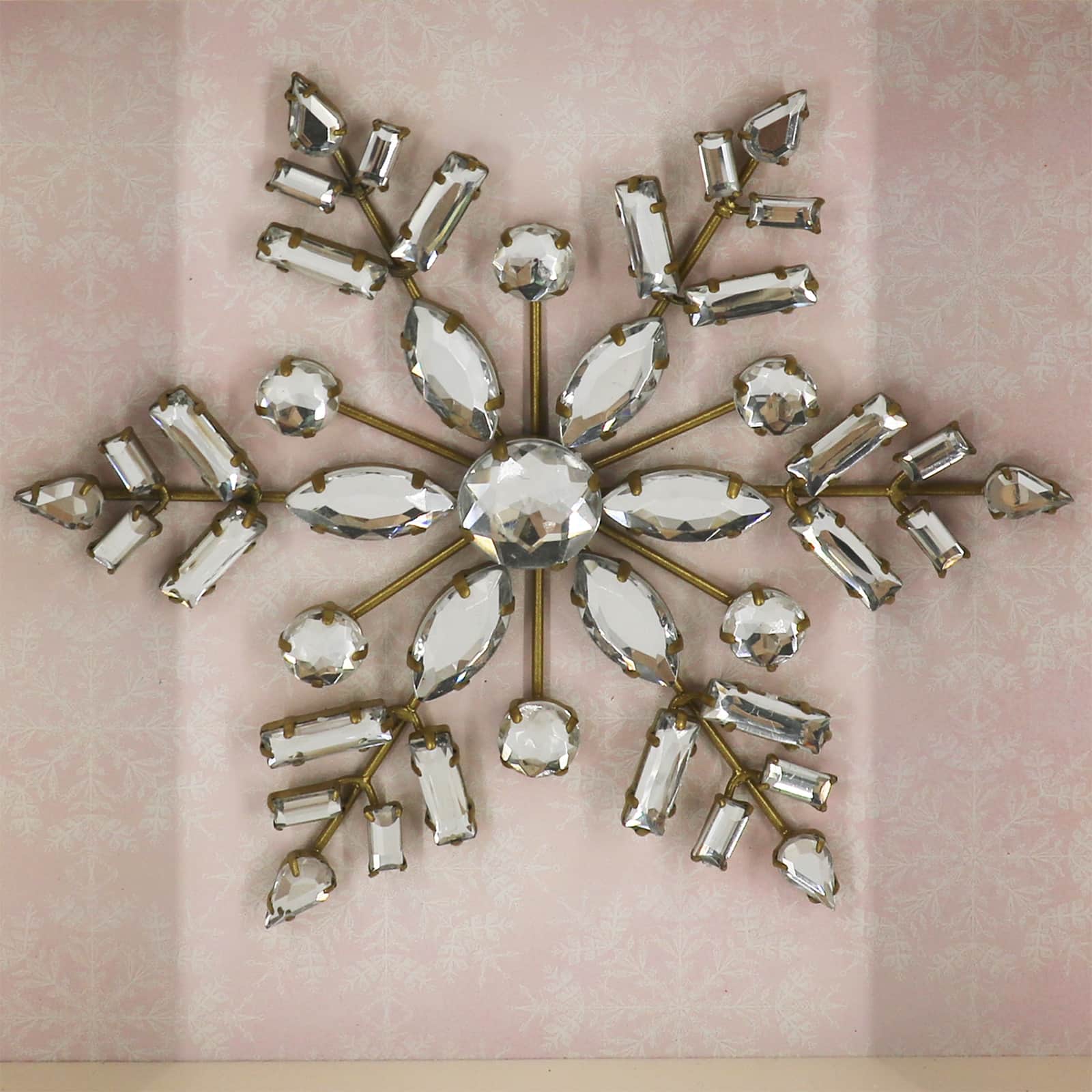 7&#x22; x 8&#x22; Snowflake Block Tabletop D&#xE9;cor by Ashland&#xAE;