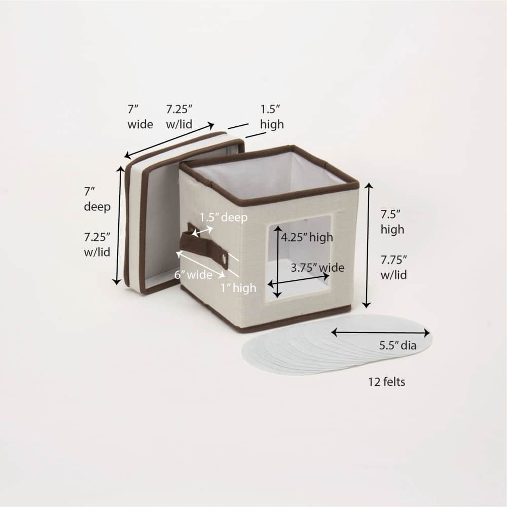 Household Essentials Plate Storage Box