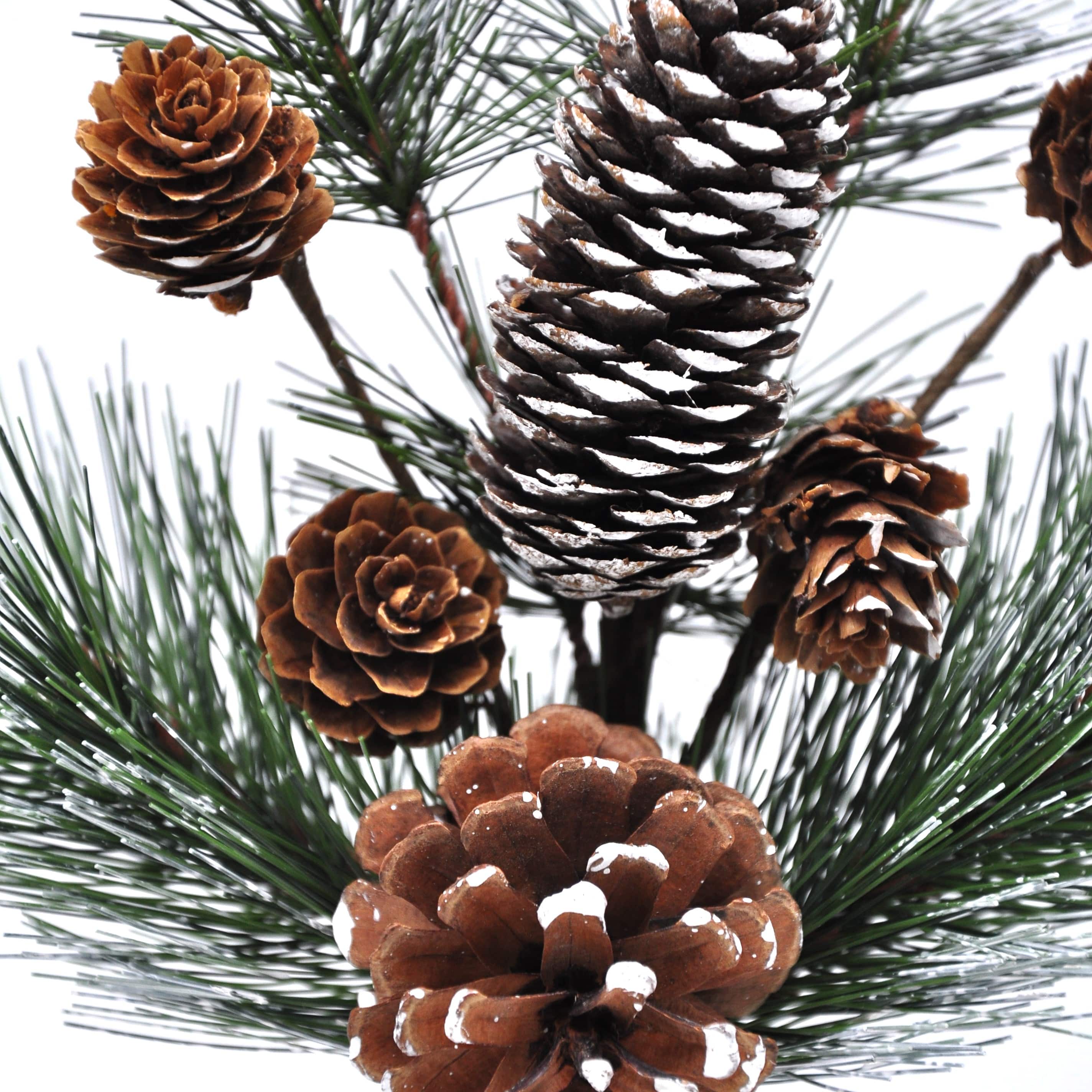 16&#x22; Snowy Pine &#x26; Pinecone Pick by Ashland&#xAE;