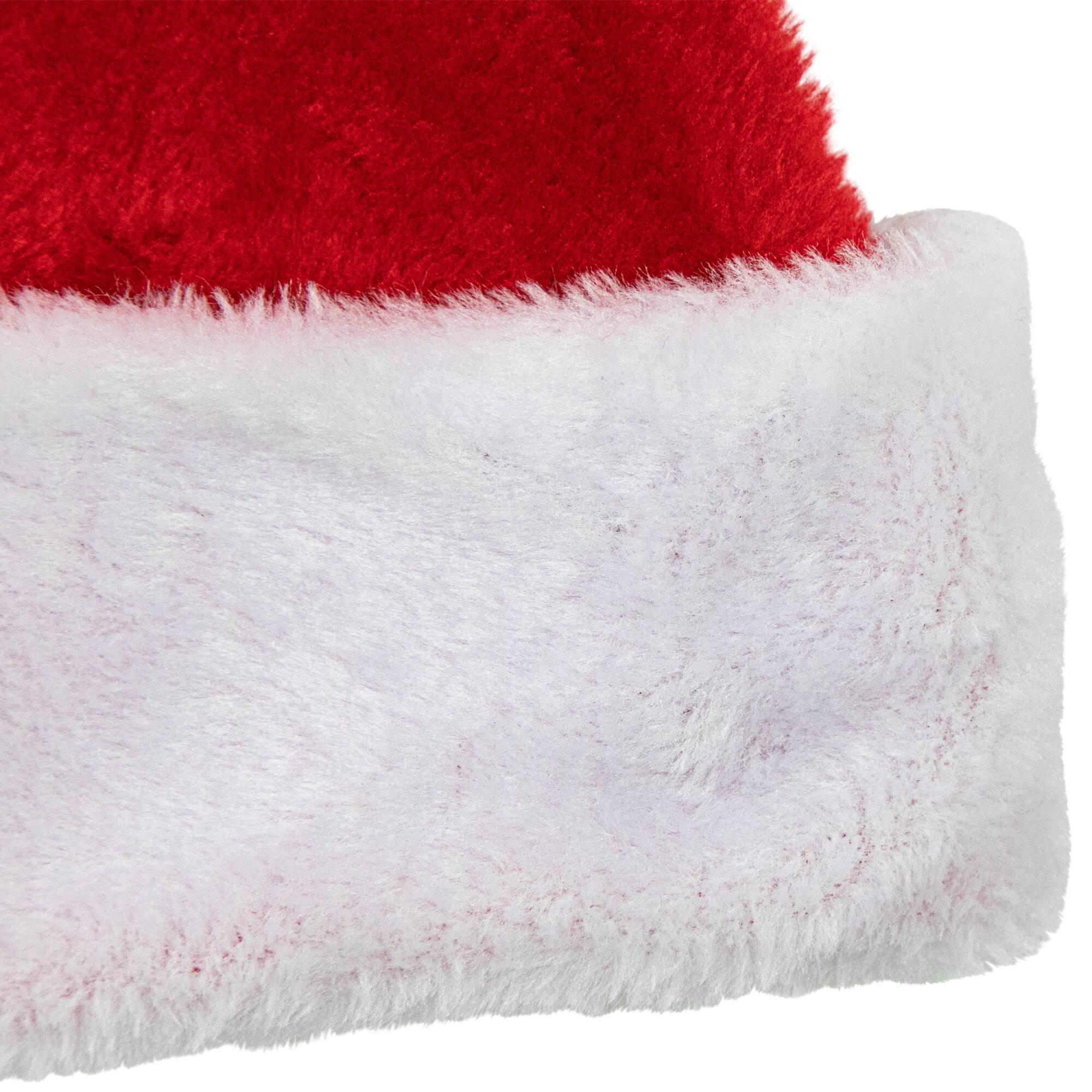 17&#x22; Traditional Red &#x26; White Santa Hat, Adult Medium