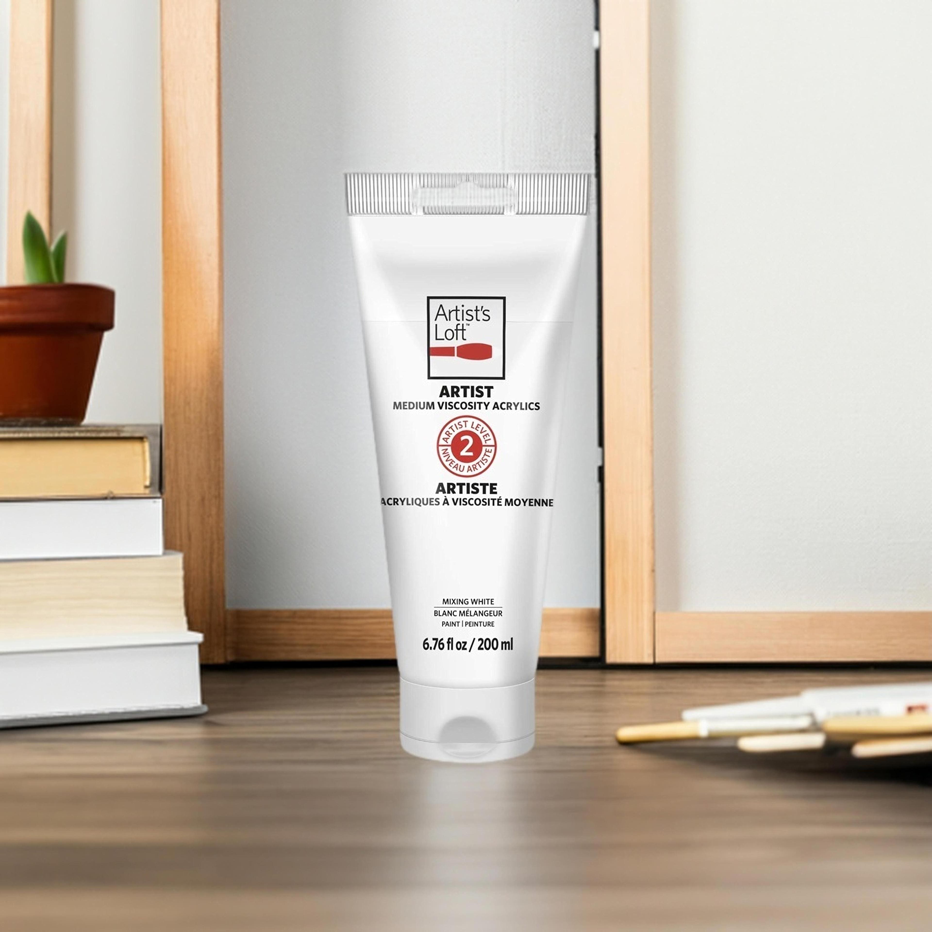 Artist Mixing White Medium Viscosity Acrylic Paint by Artist's Loft™, 6.76oz.