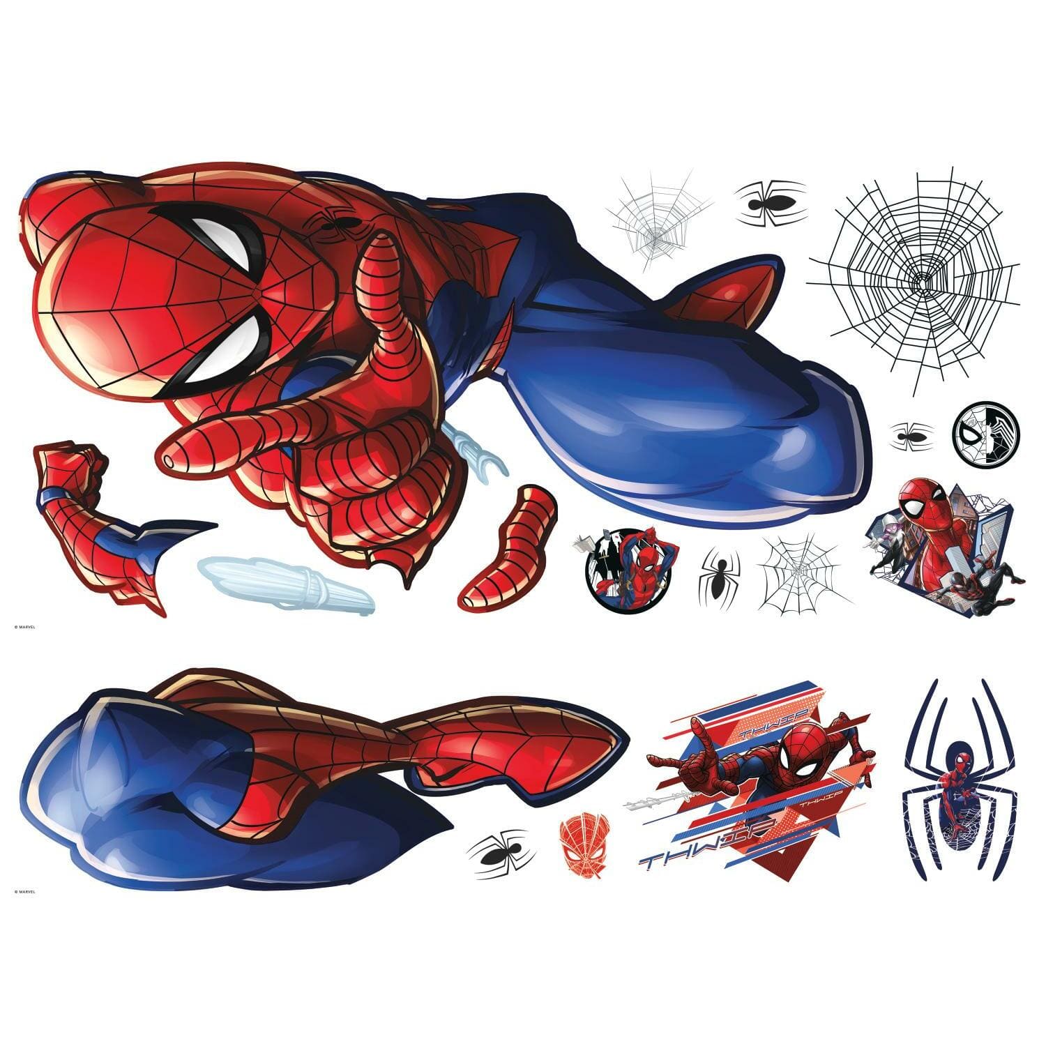 RoomMates RMK4924GM Spidey and His Amazing Friends Giant Peel and Stick  Wall Decals : : Grocery