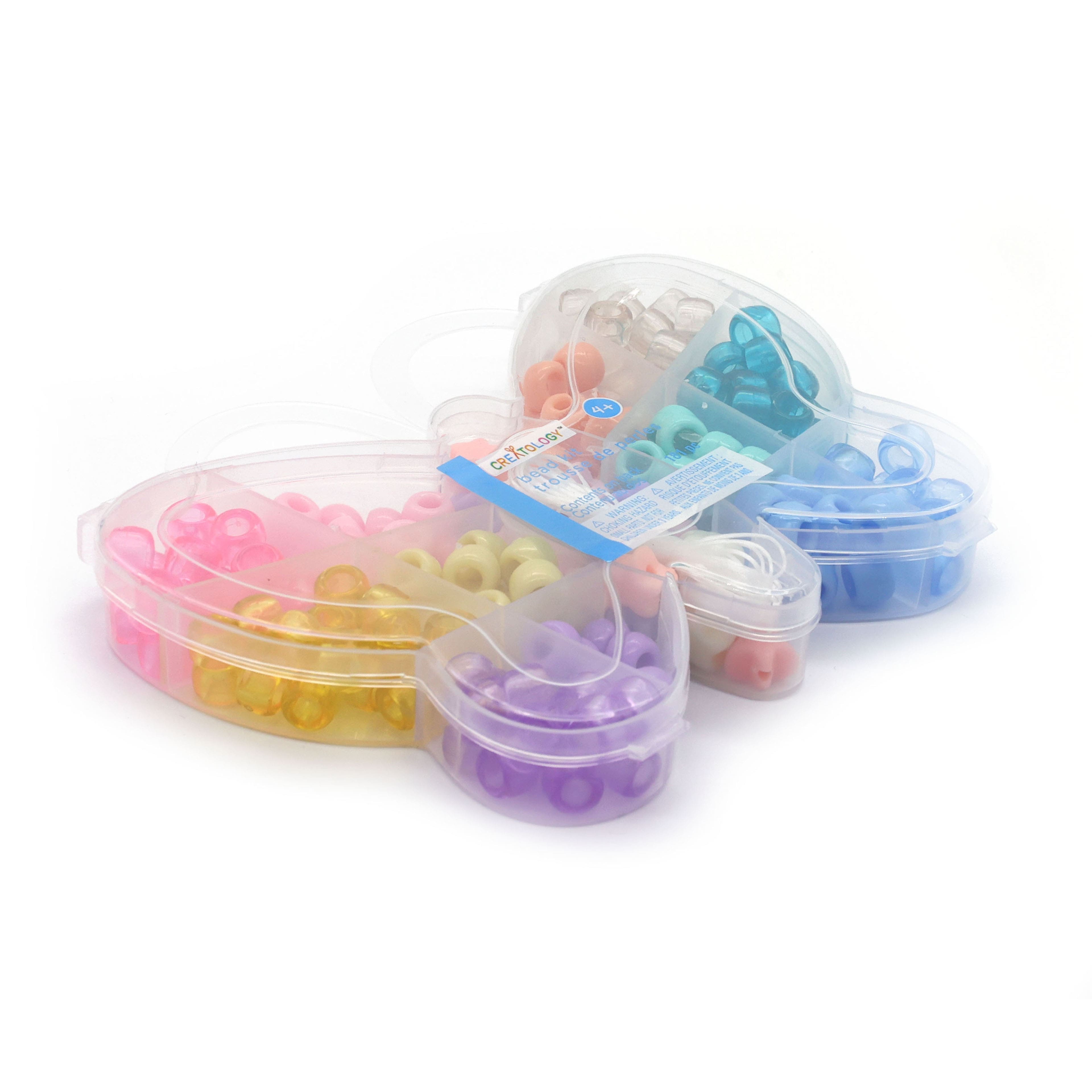 12 Packs: 200 ct. (2,400 total) Butterfly Clay Beads by Creatology™