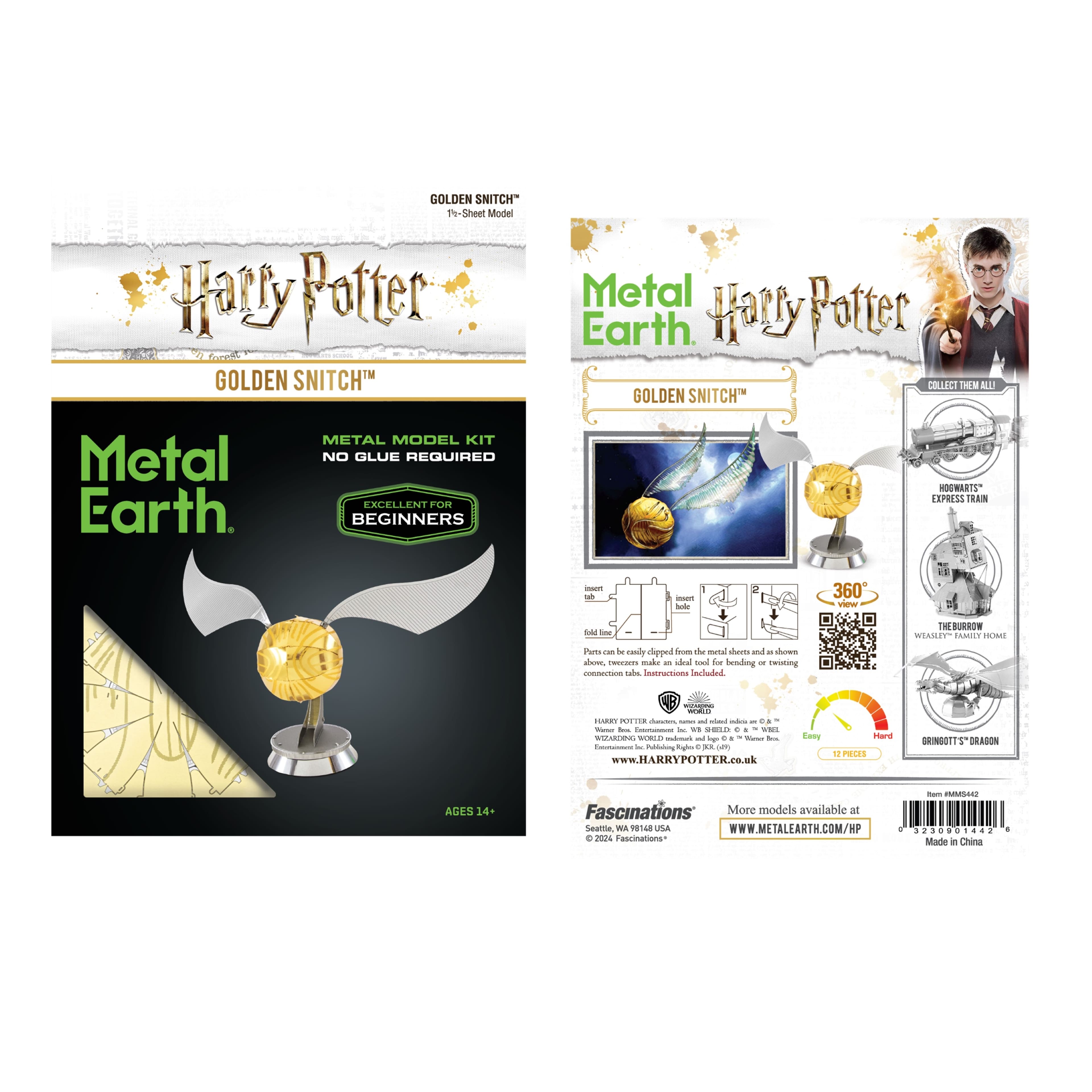 Metal Earth® Harry Potter™ Golden Snitch™ Metal Model Kit