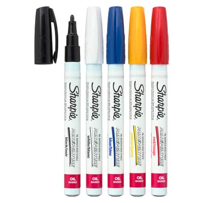 Sharpie® Oil-Based Paint Markers, Fine Point Primary Set image