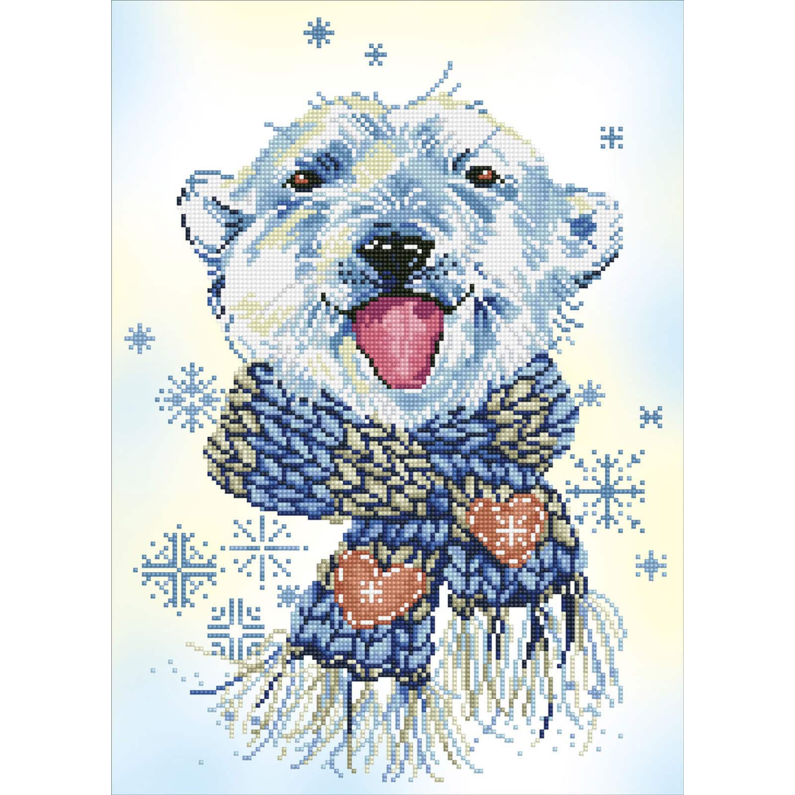 Diamond Dotz® Intermediate Polar Dude Diamond Painting Kit