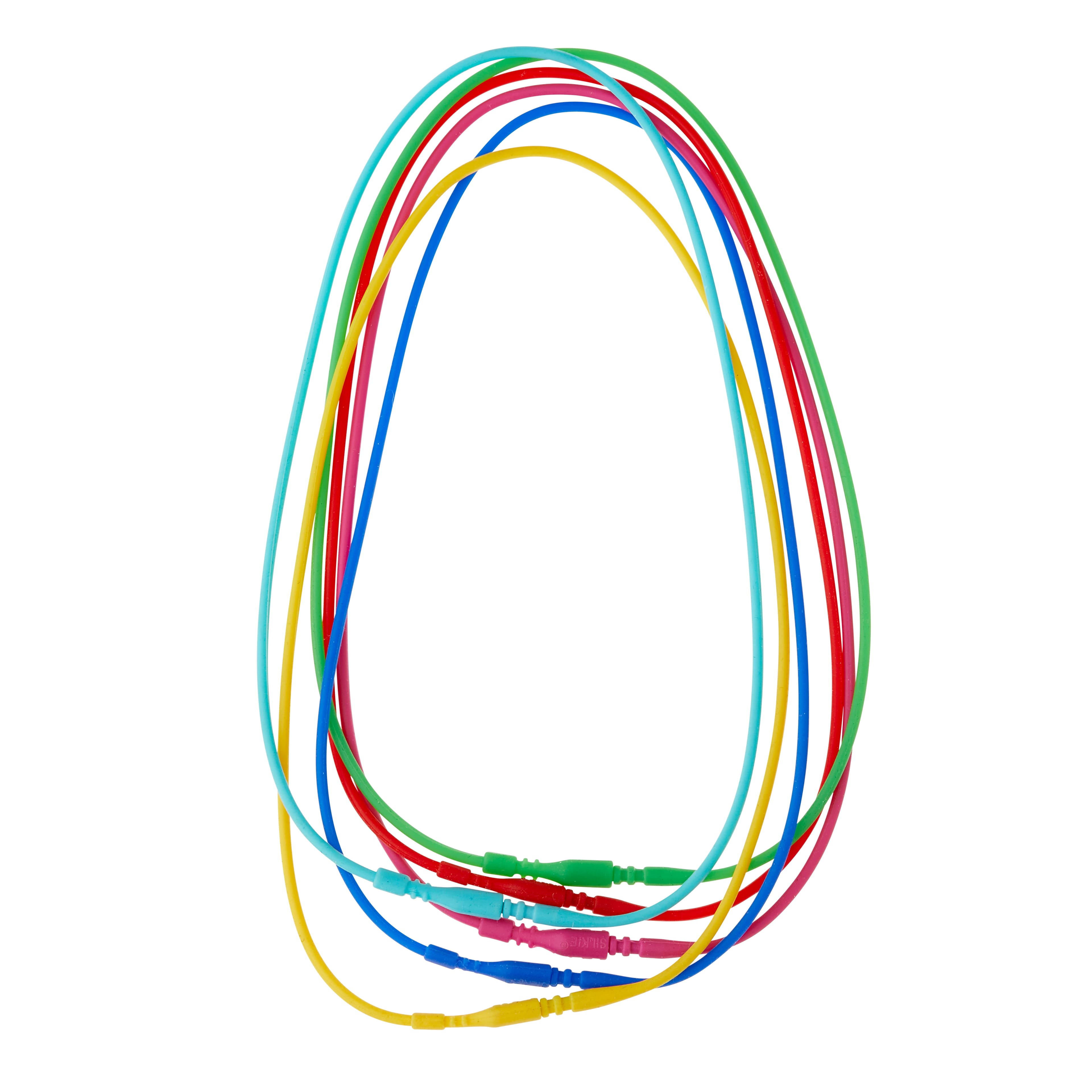 6 Pack: Stretch Magic Silkies™ Assorted Color Necklaces