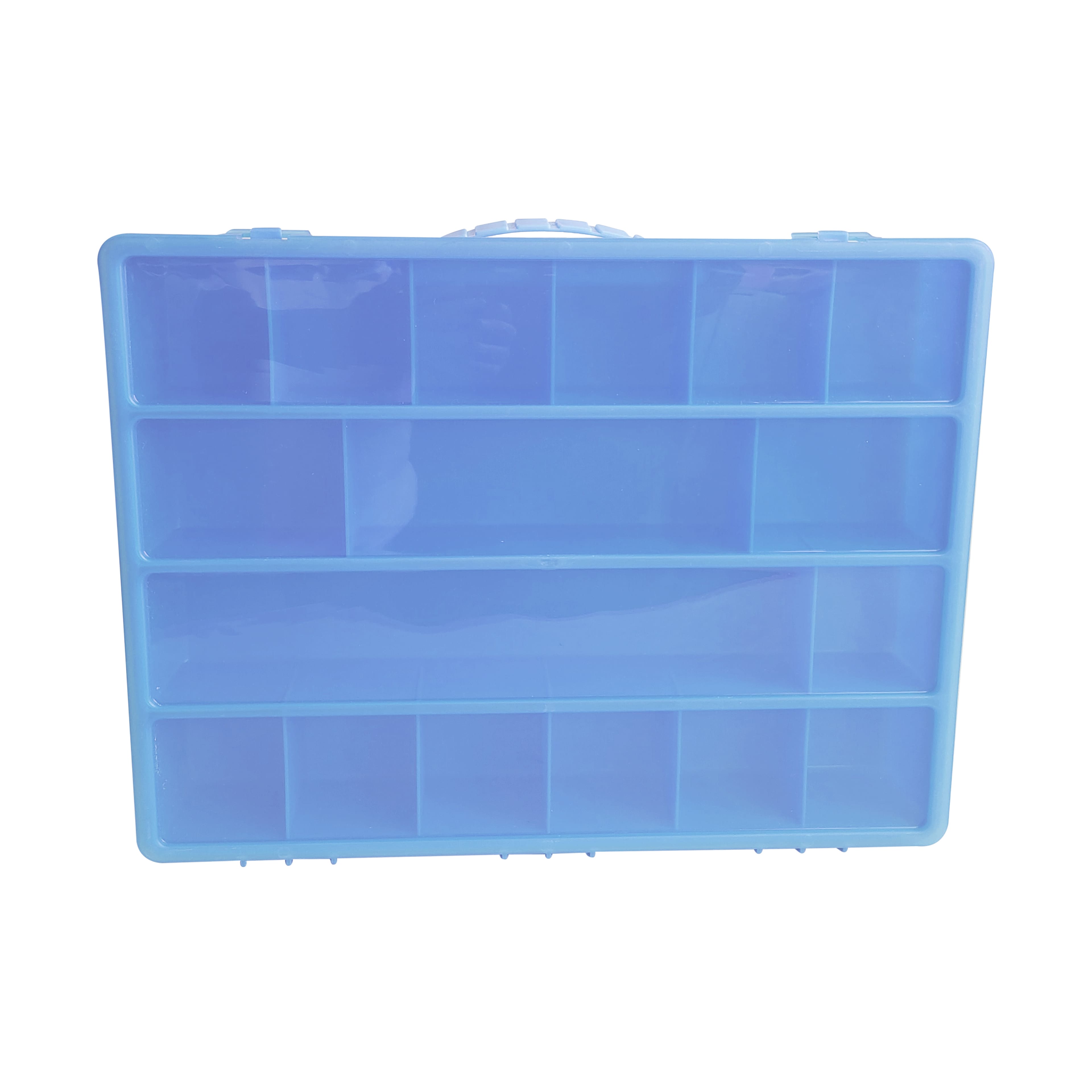 Storex Large Activity Tray, Kids' Craft and Bead Organizer, Blue, 12-Pack