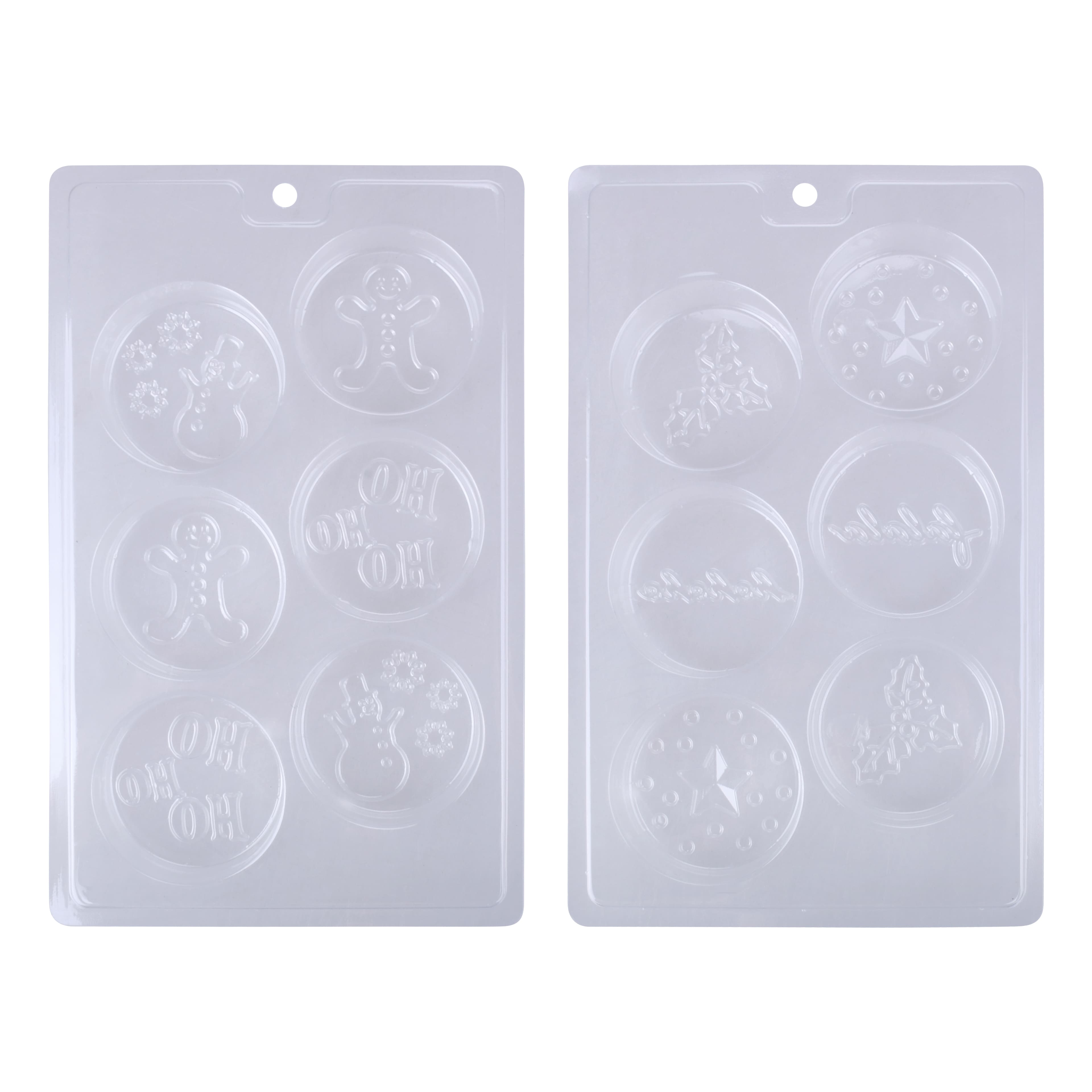 Christmas Cookie Candy Plastic Mold Set by Celebrate It&#x2122;