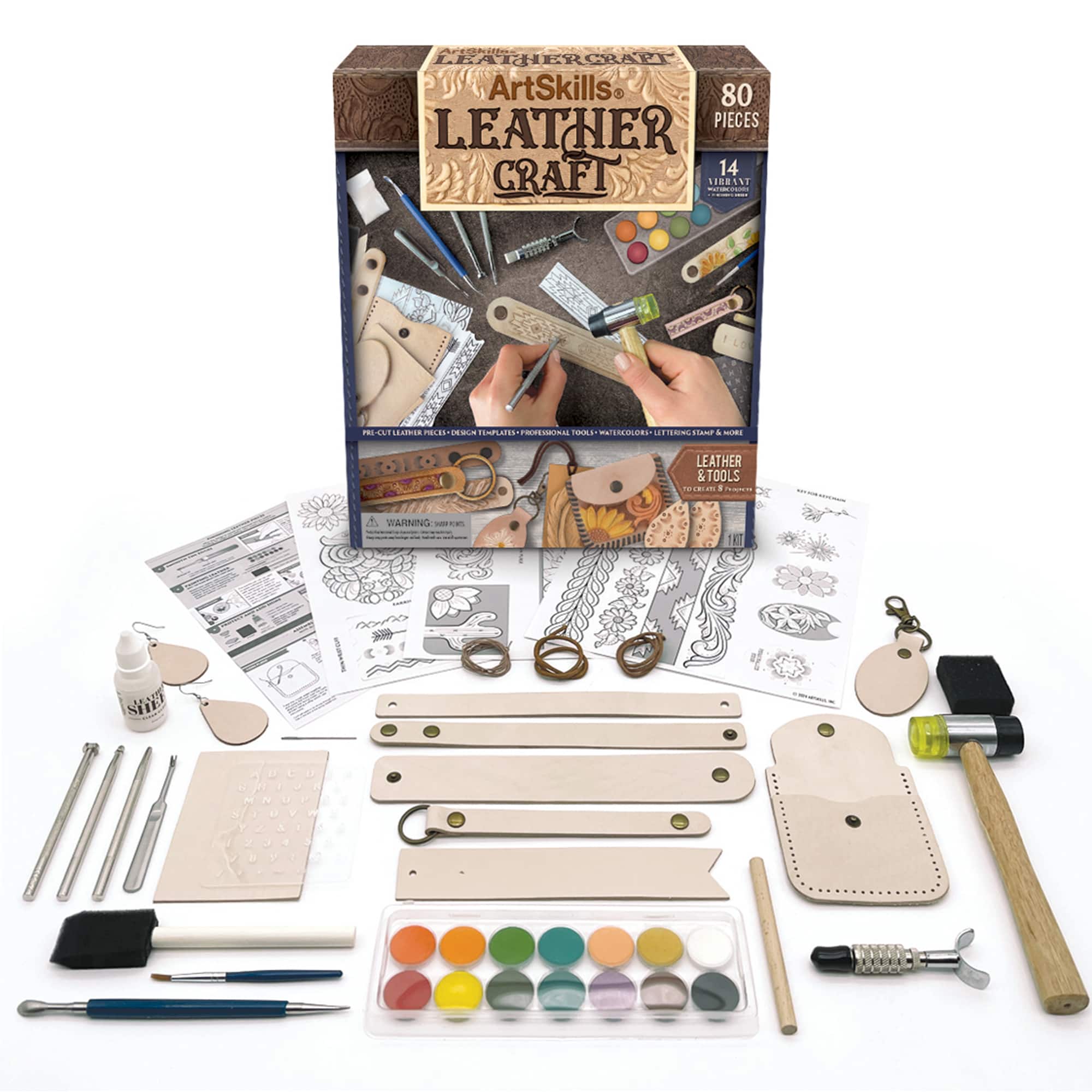 ArtSkills&#xAE; 8 Project Leather Working Kit for Beginners
