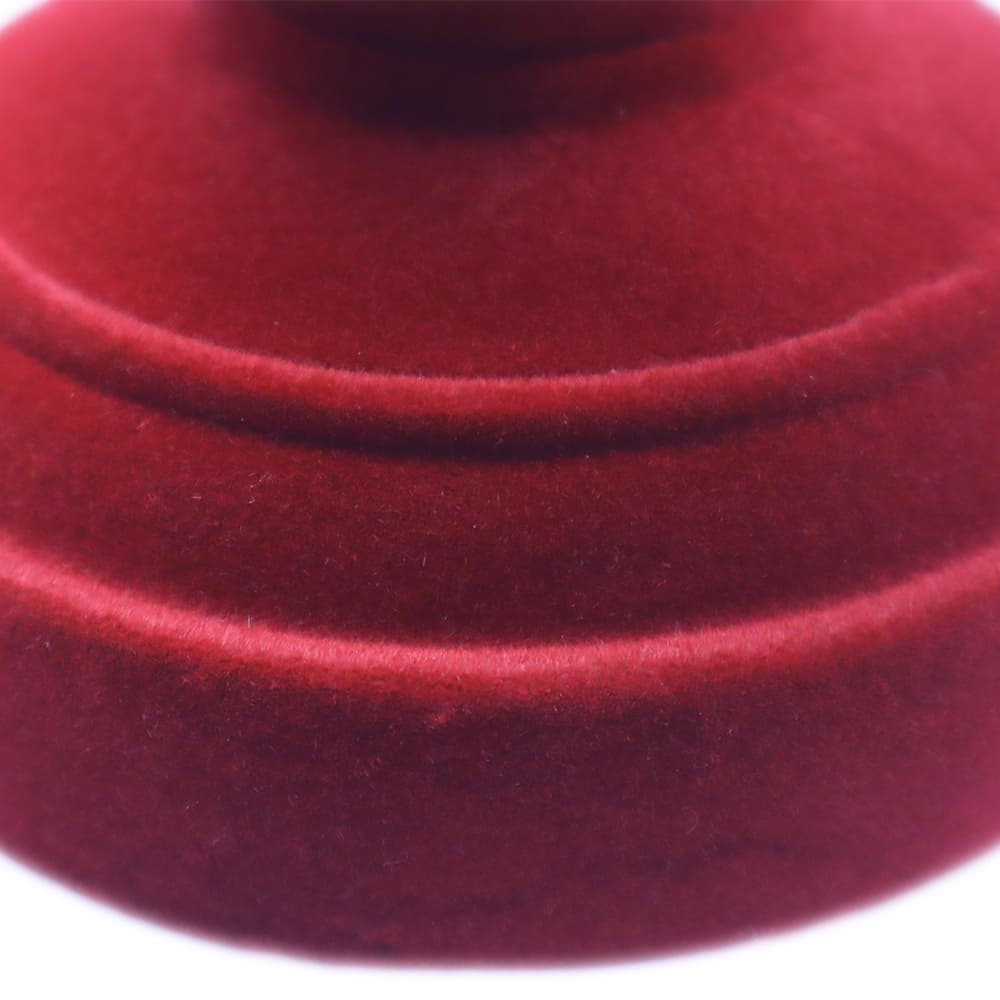 Red Flocked Christmas Tree Candle Holder by Ashland&#xAE;