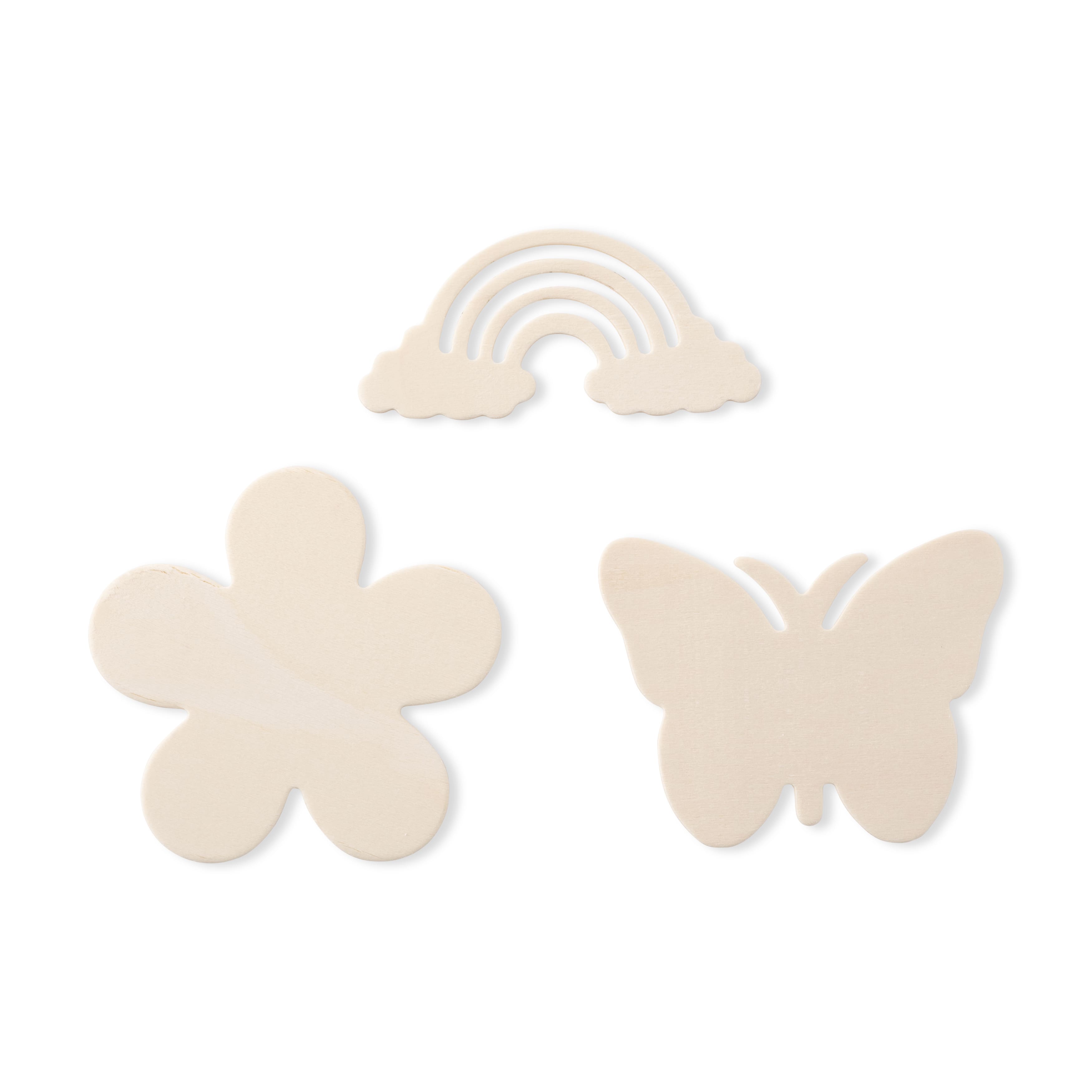 12 Packs: 12 ct. (144 total) Wood Shapes by Creatology&#x2122;