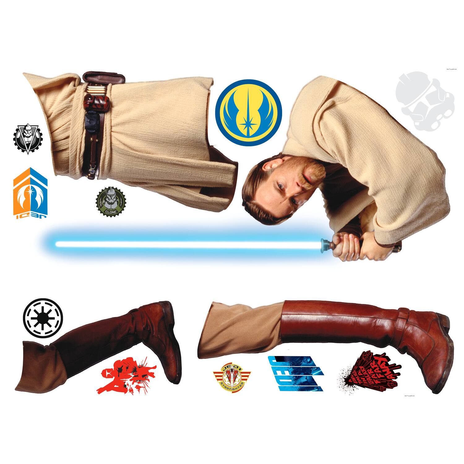 RoomMates Classic Obi-Wan Peel & Stick Giant Wall Decals