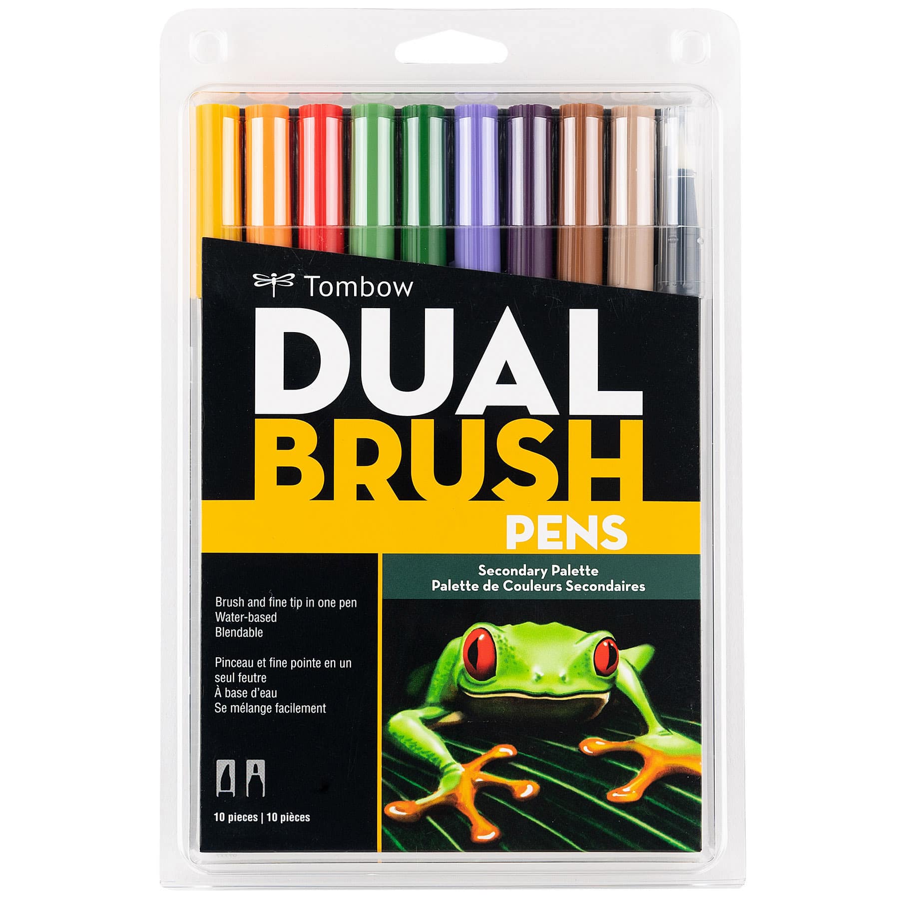 Tombow 56227 Dual Brush Pen Art Markers Wonderland 6-Pack