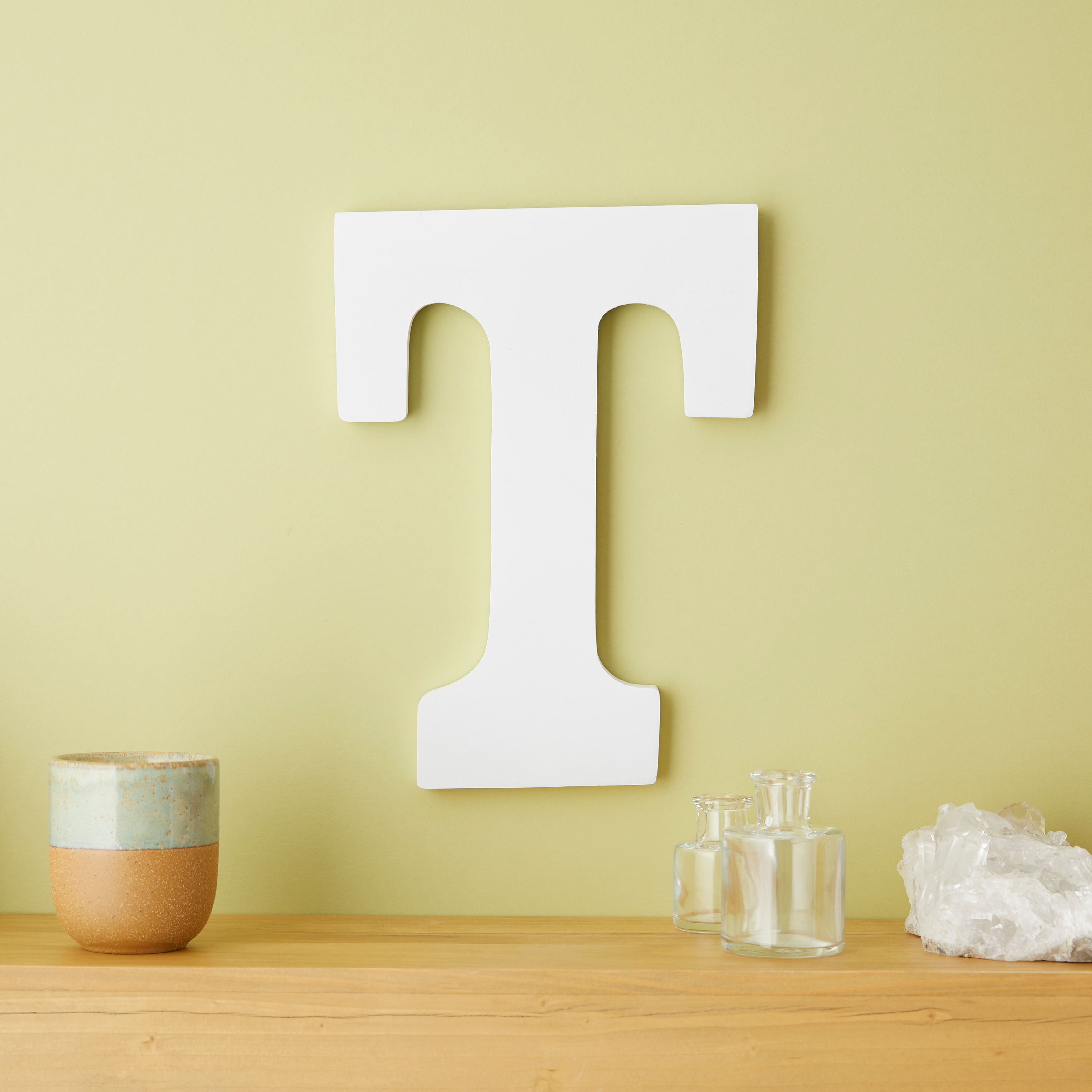 6 Pack: 9" White MDF Whimsy Letter by Make Market®