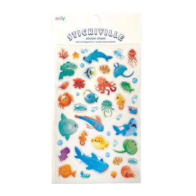 OOLY Stickiville Standard Blue Ocean Stickers | Michaels