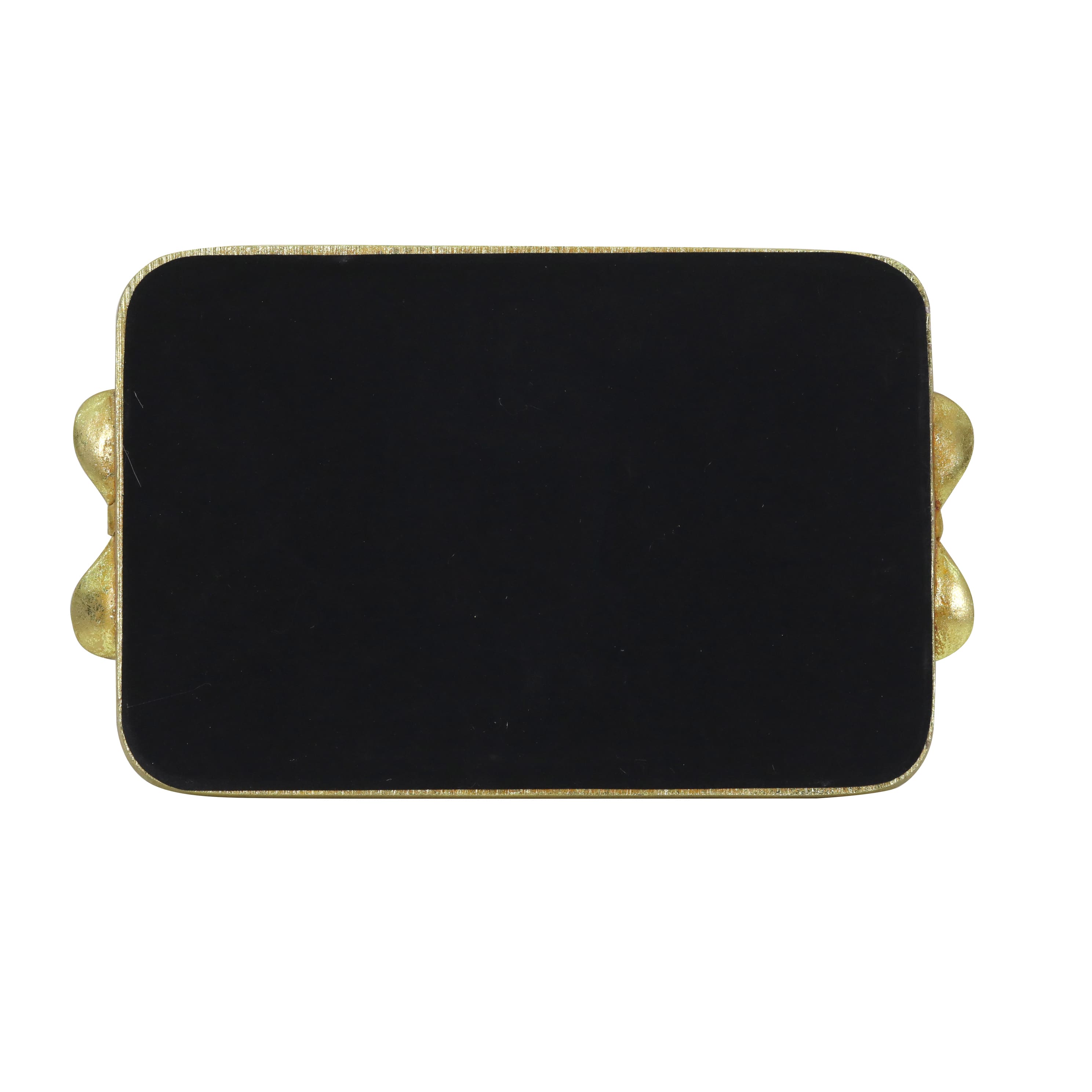 12.75&#x22; Gold Bows Mirrored Tabletop Tray by Ashland&#xAE;