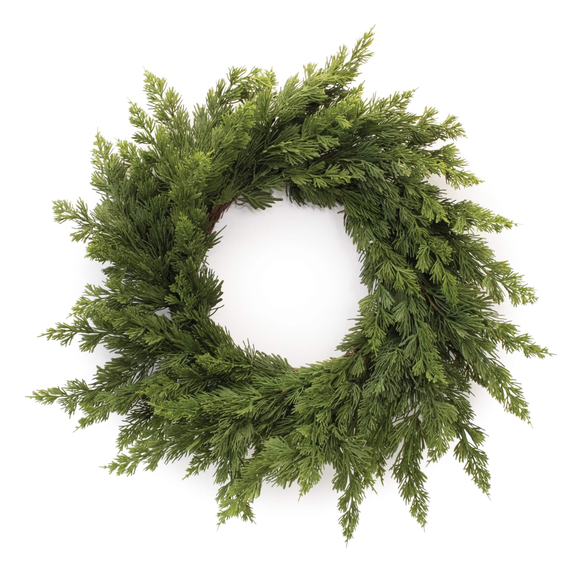 25" Variegated Pine Wreath