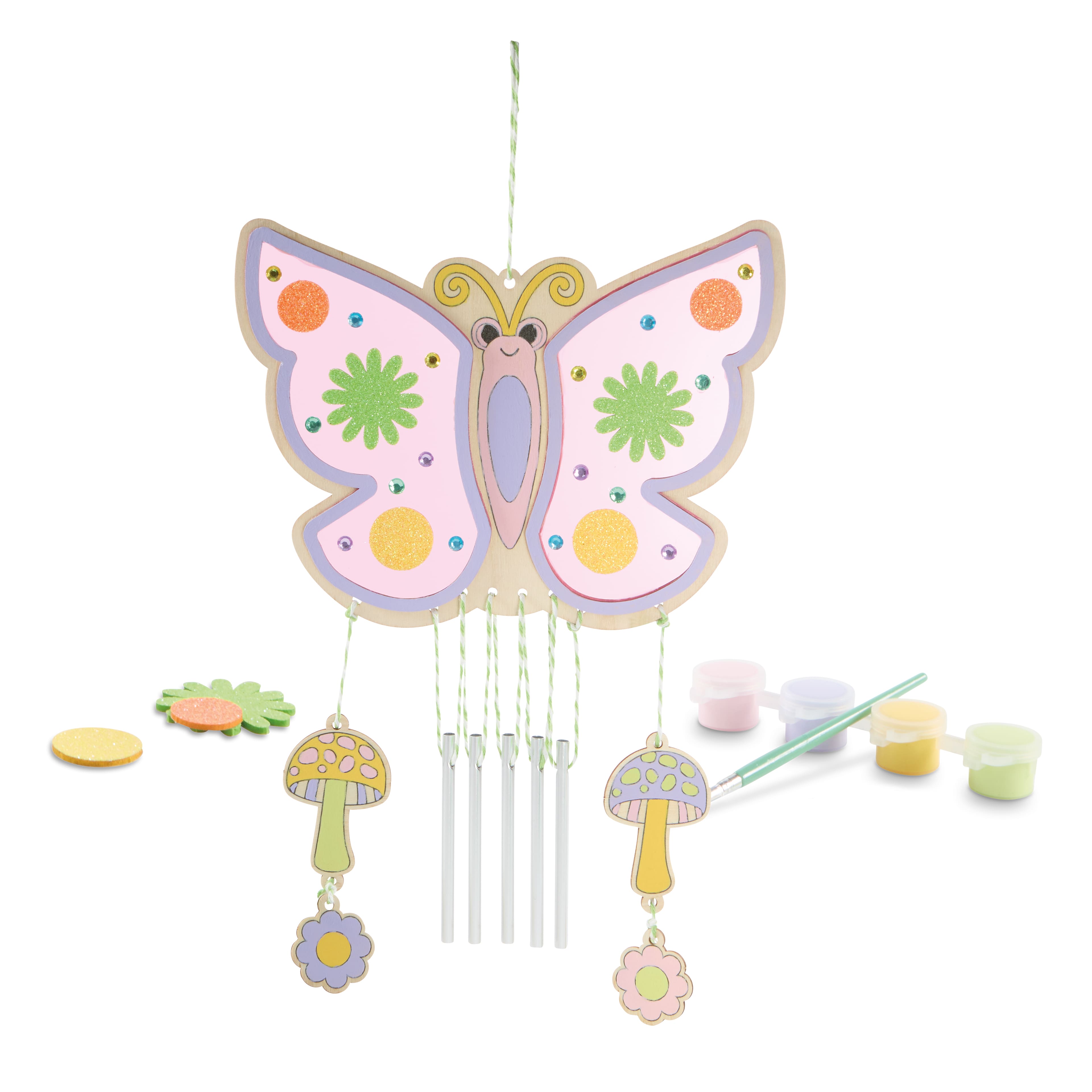 Butterfly Windchime Craft Kit by Creatology&#x2122;