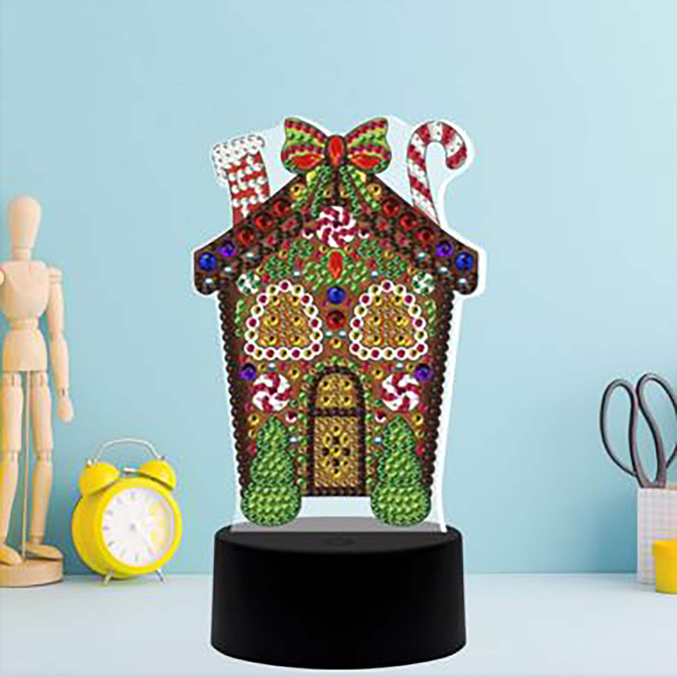 Sparkly Selections Gingerbread House Lamp Diamond Art Kit