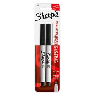 Sharpie® Ultra Fine Point Permanent Markers, Black image