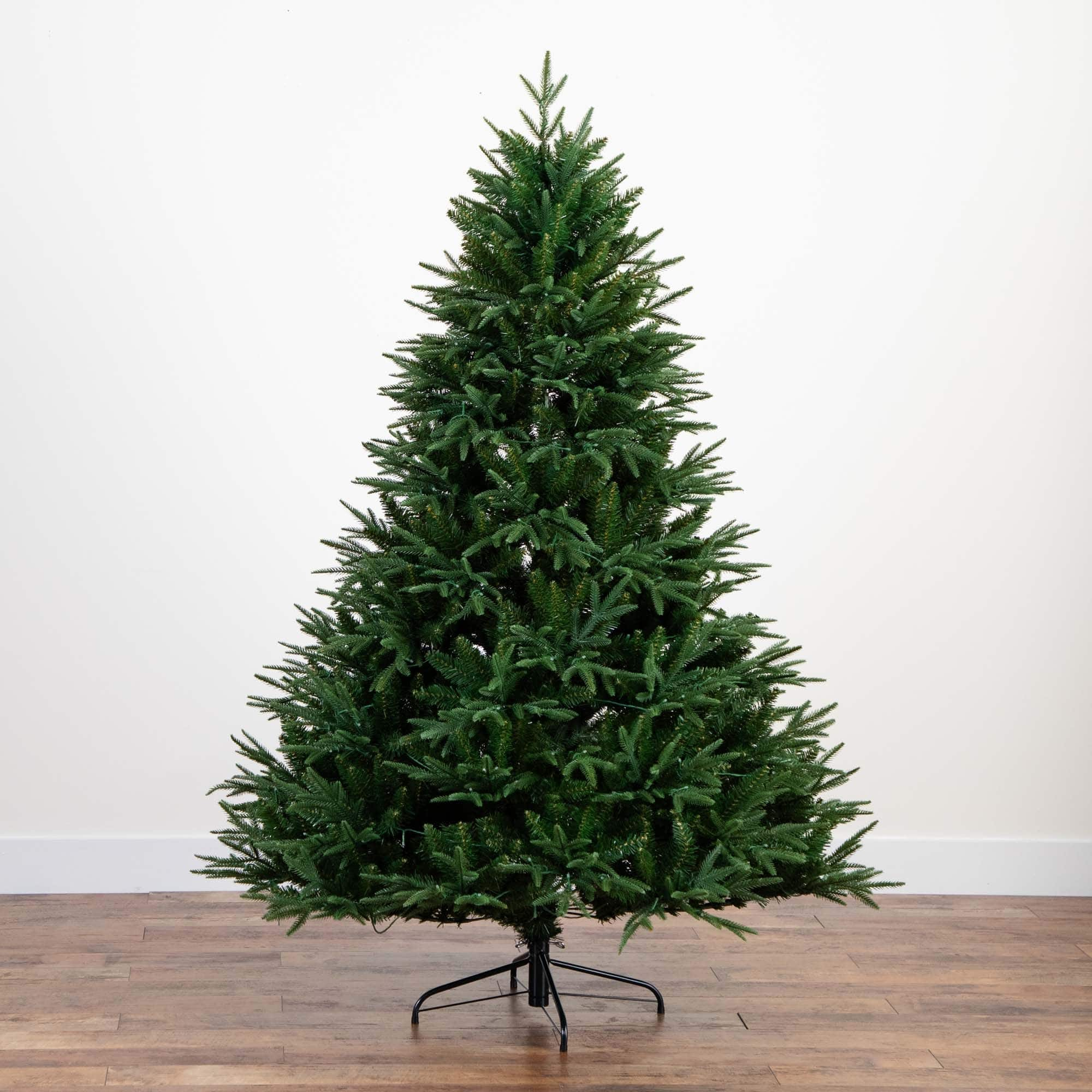 6ft. Pre-Lit Edmonton Fir Artificial Christmas Tree, Color Changing LED Lights