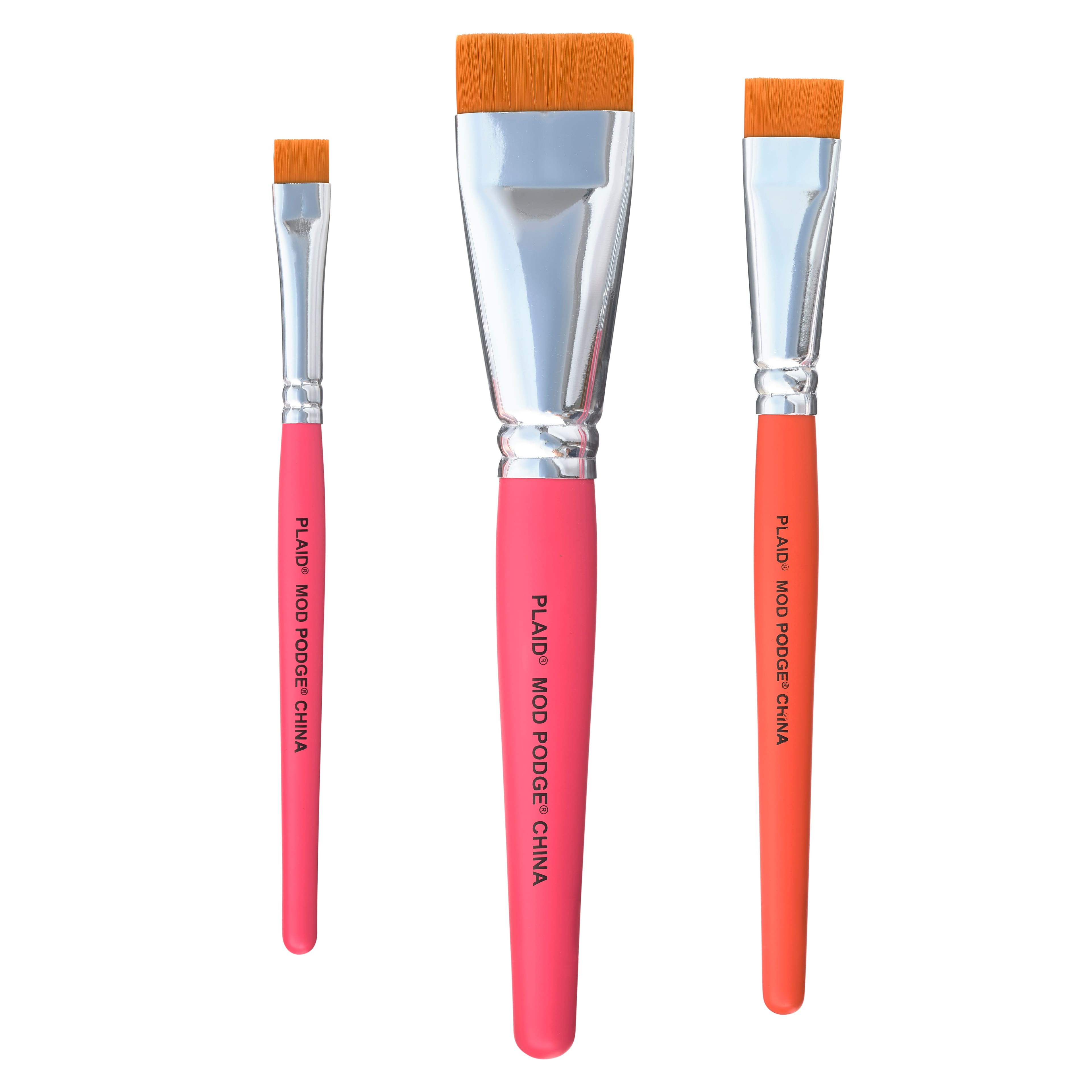 6 Packs: 3 ct. (18 total) Mod Podge® Decoupage Brush Set