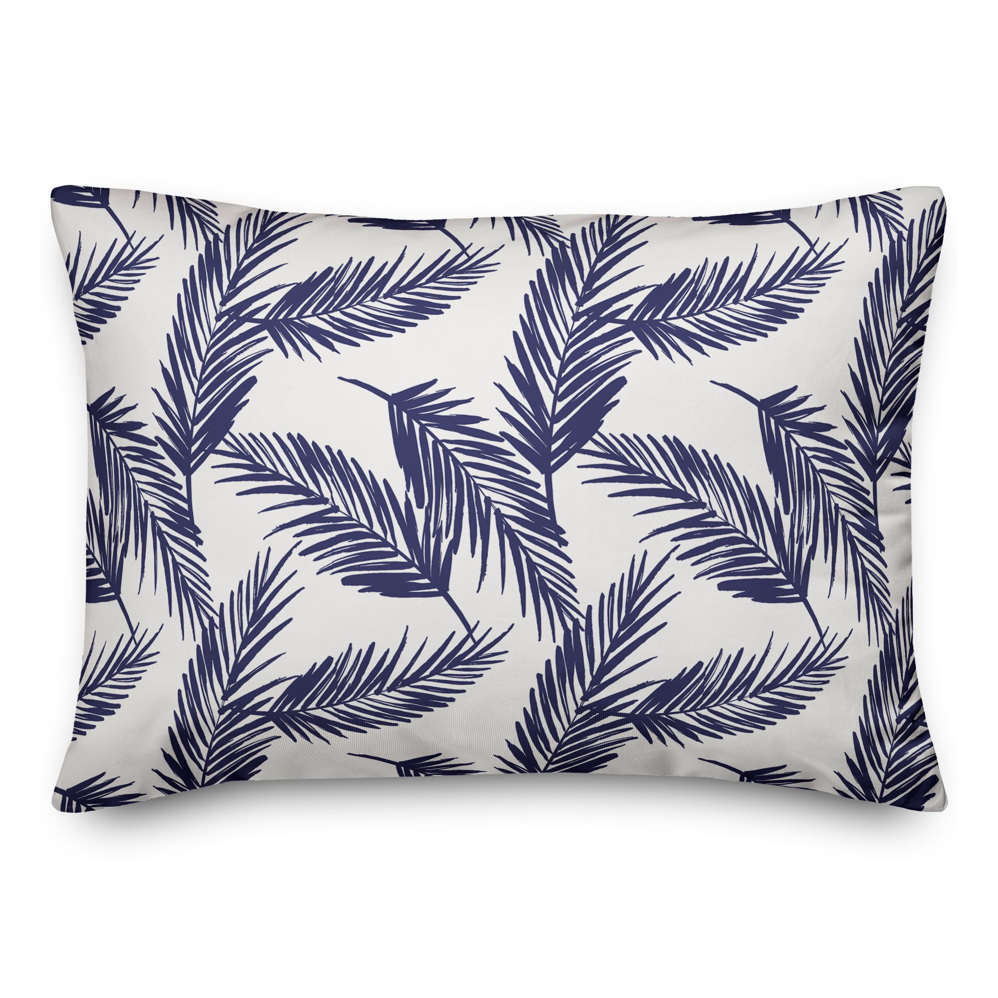 Palm Pattern 14&#x22; x 20&#x22; Indoor / Outdoor Pillow