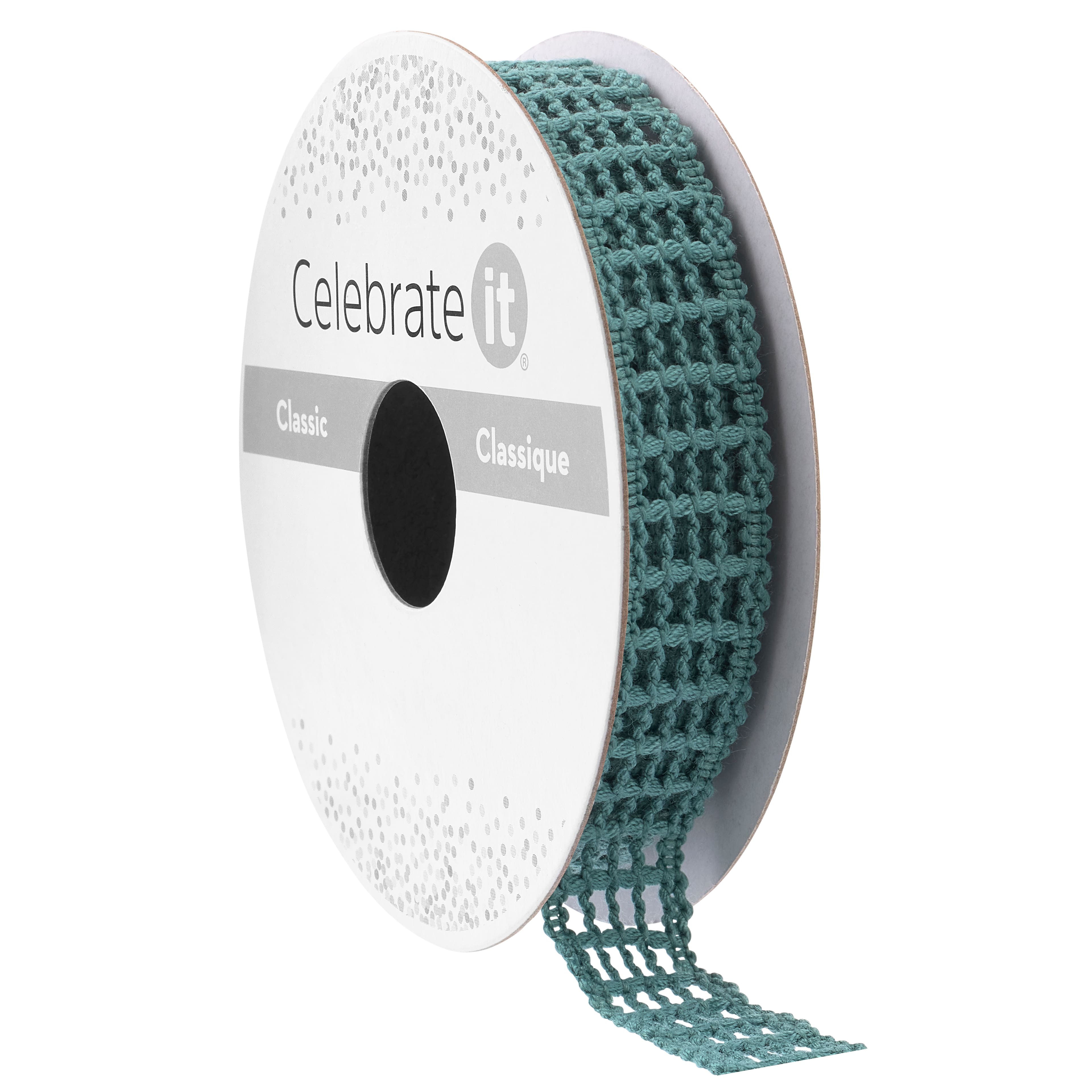 5/8&#x22; x 5yd. Crochet Net Ribbon by Celebrate It&#xAE; Classic