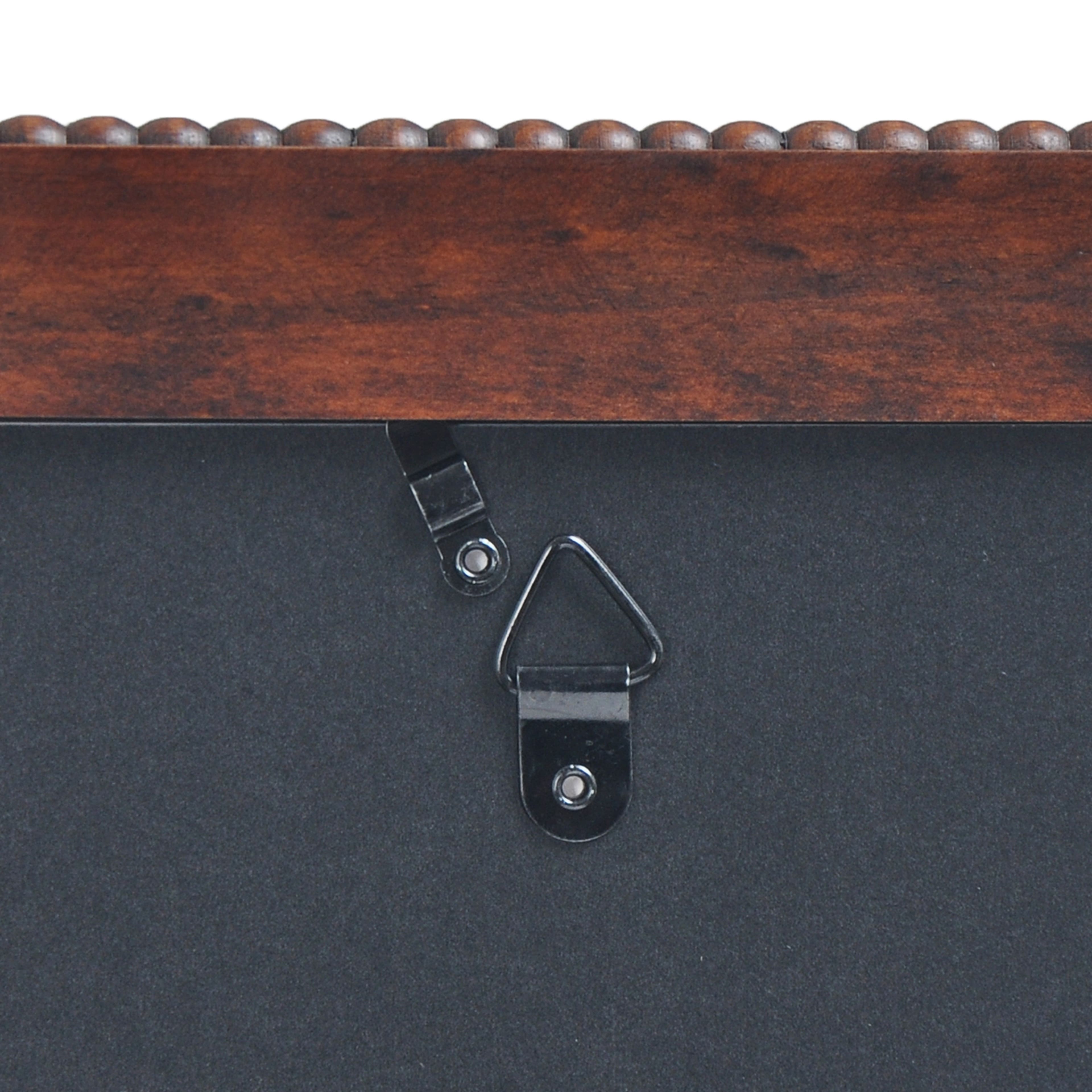 Home Brown with Beaded Edge Wood Wall Frame by Studio D&#xE9;cor&#xAE;