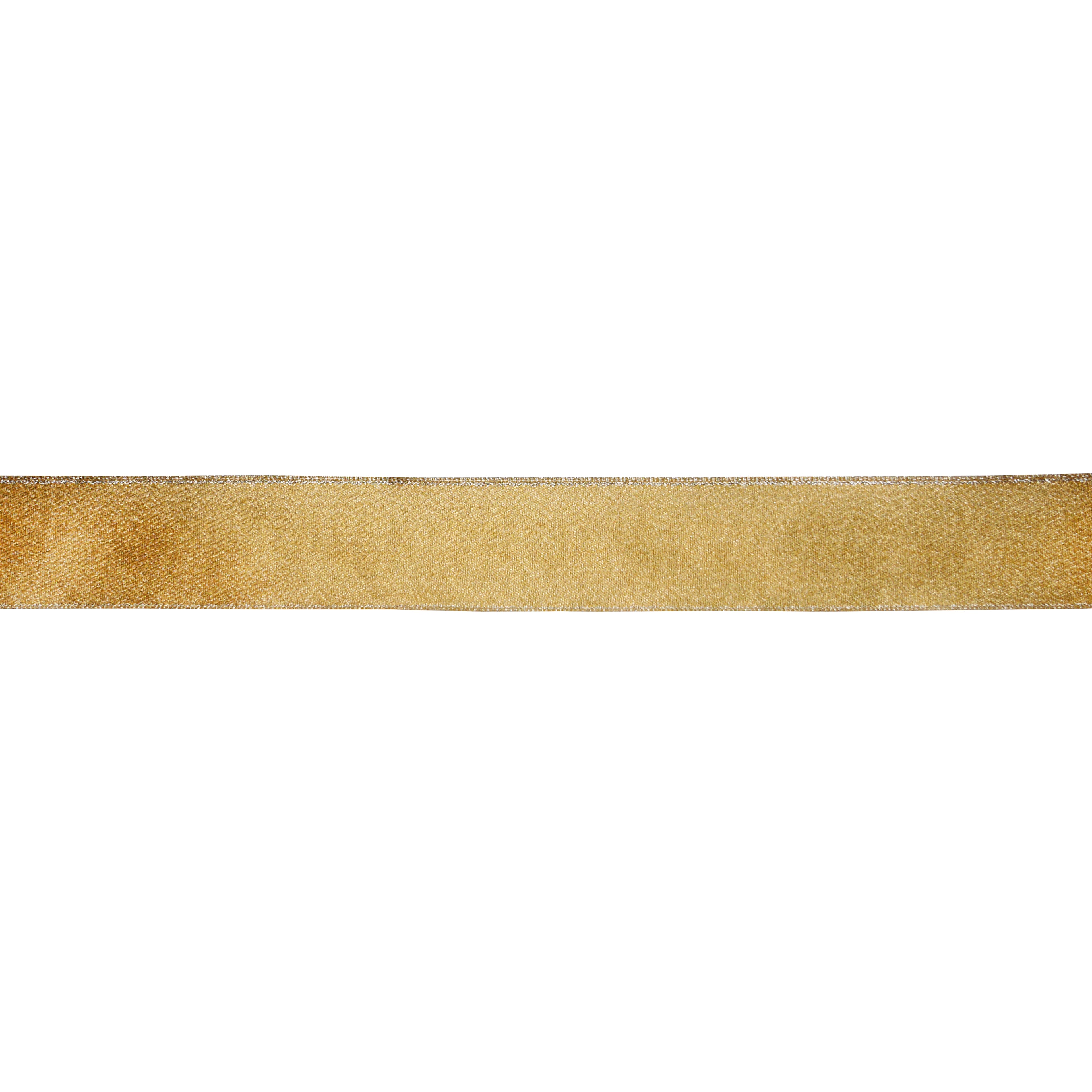 1.5&#x22; x 30ft. Gold Wired Shimmer Ribbon by Celebrate It&#xAE;