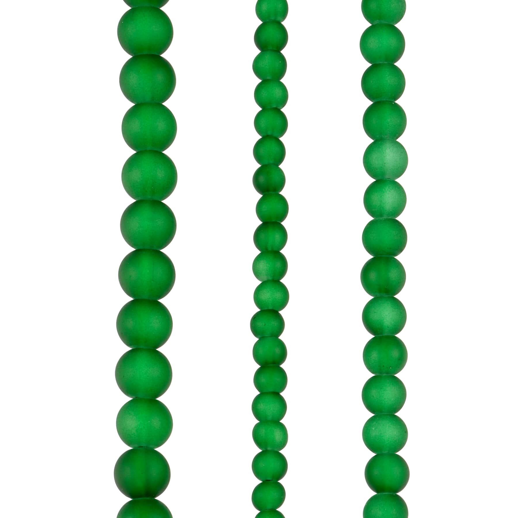 12 Pack: Matte Glass Round Beads by Bead Landing&#x2122;