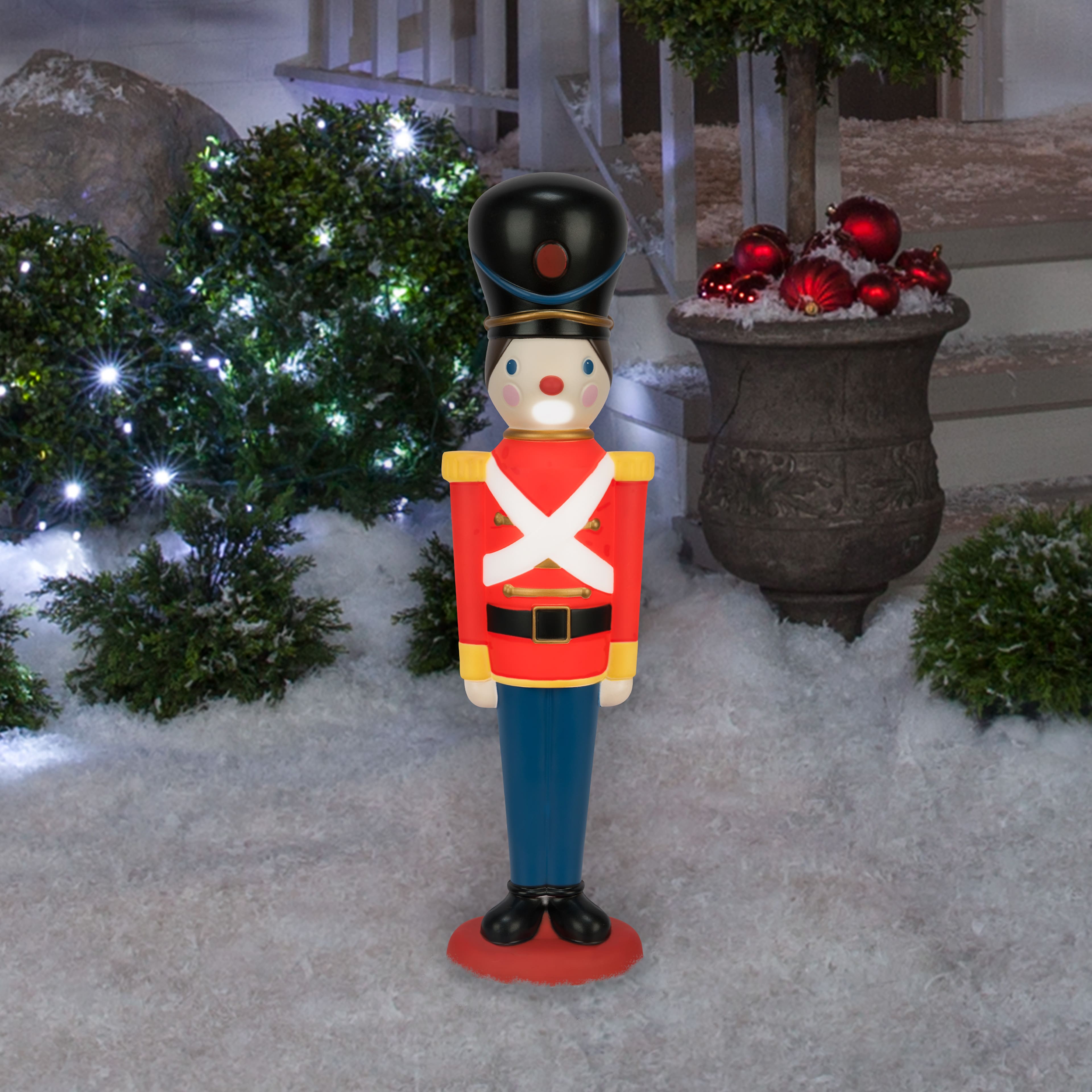 24&#x22; EmoteGlow&#x2122; Lighted Toy Soldier Blow Mold by Ashland&#xAE;