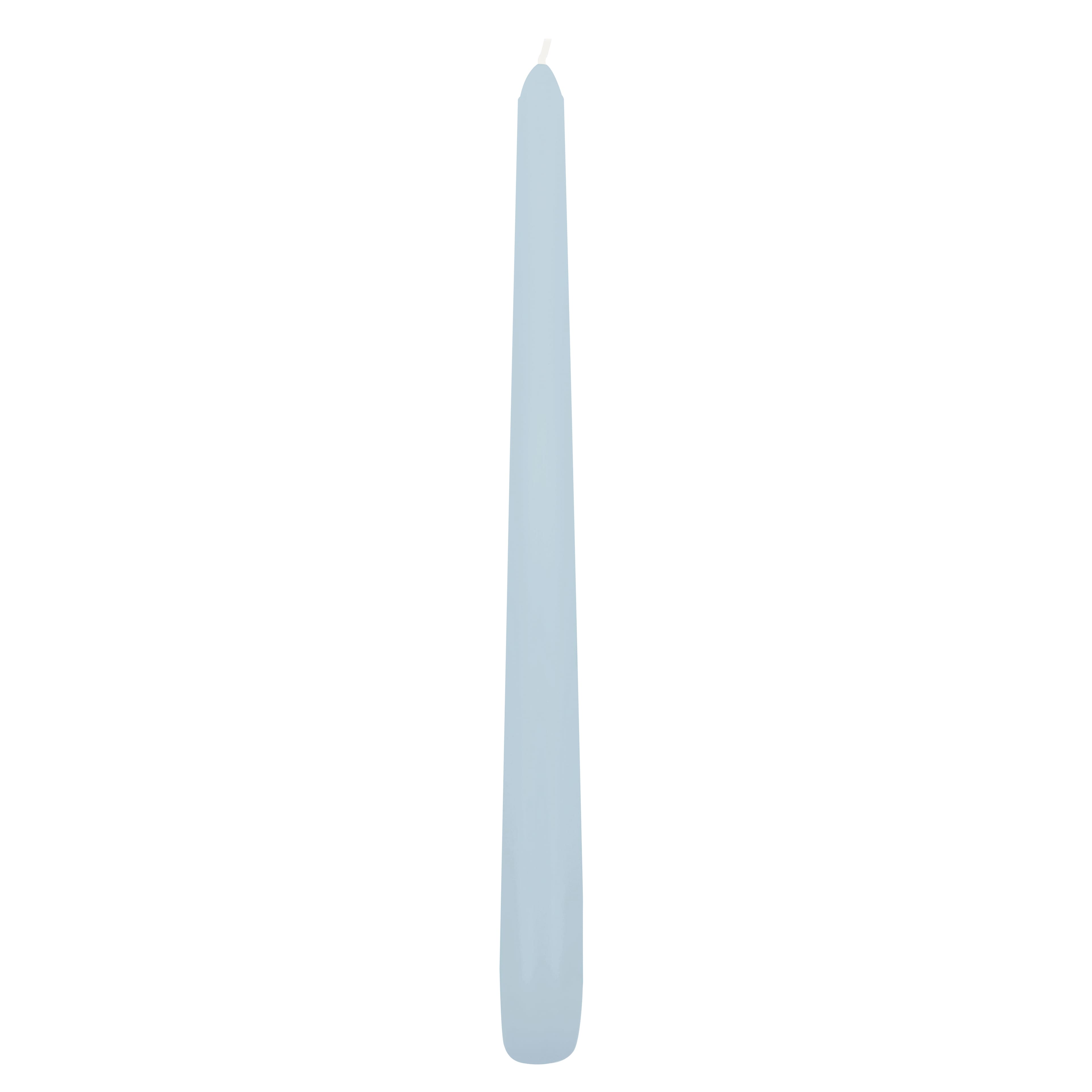 48 Pack: 10" Light Blue Taper Candle by Ashland®