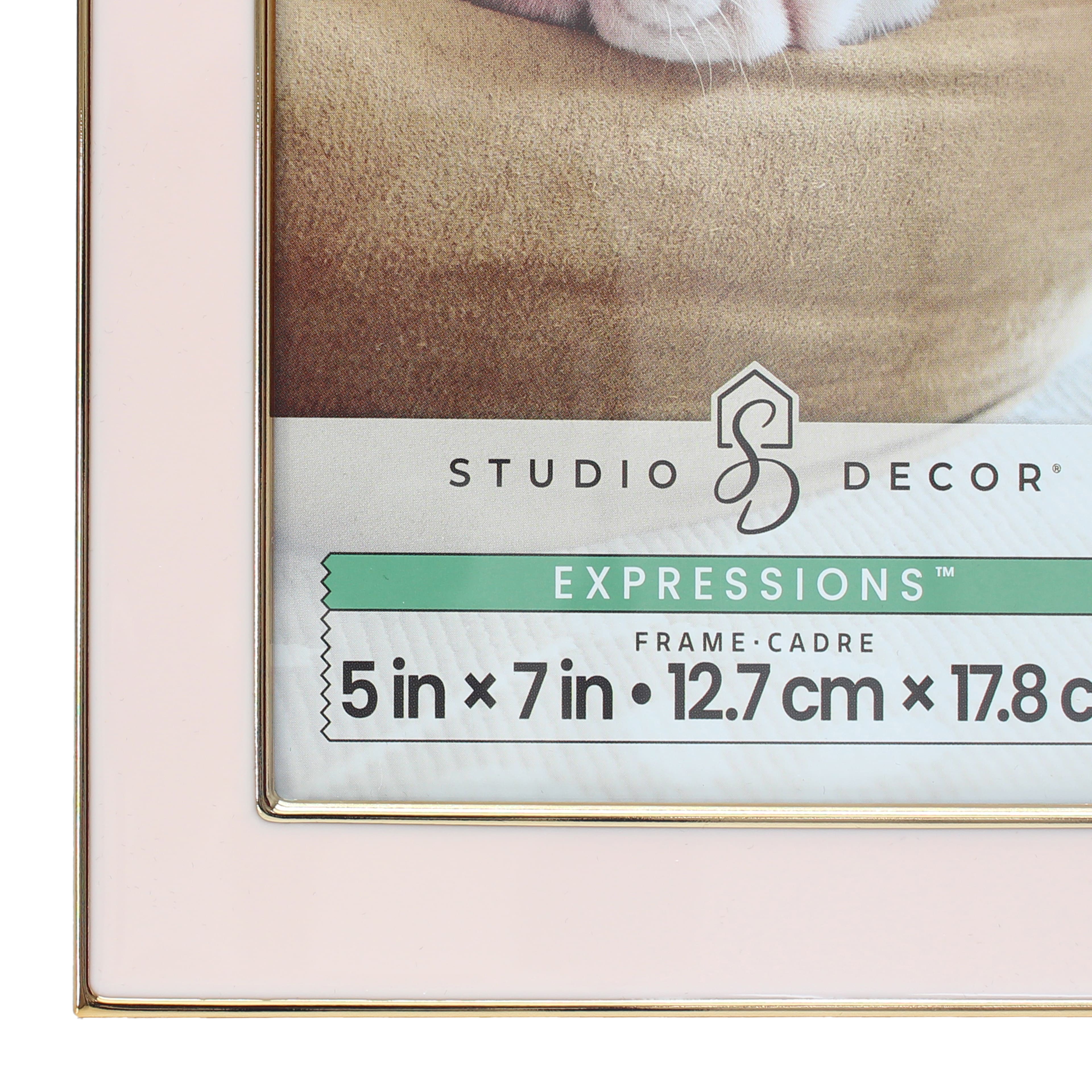 Expressions™ 5" x 7" Gold Trim Tabletop Frame by Studio Décor®