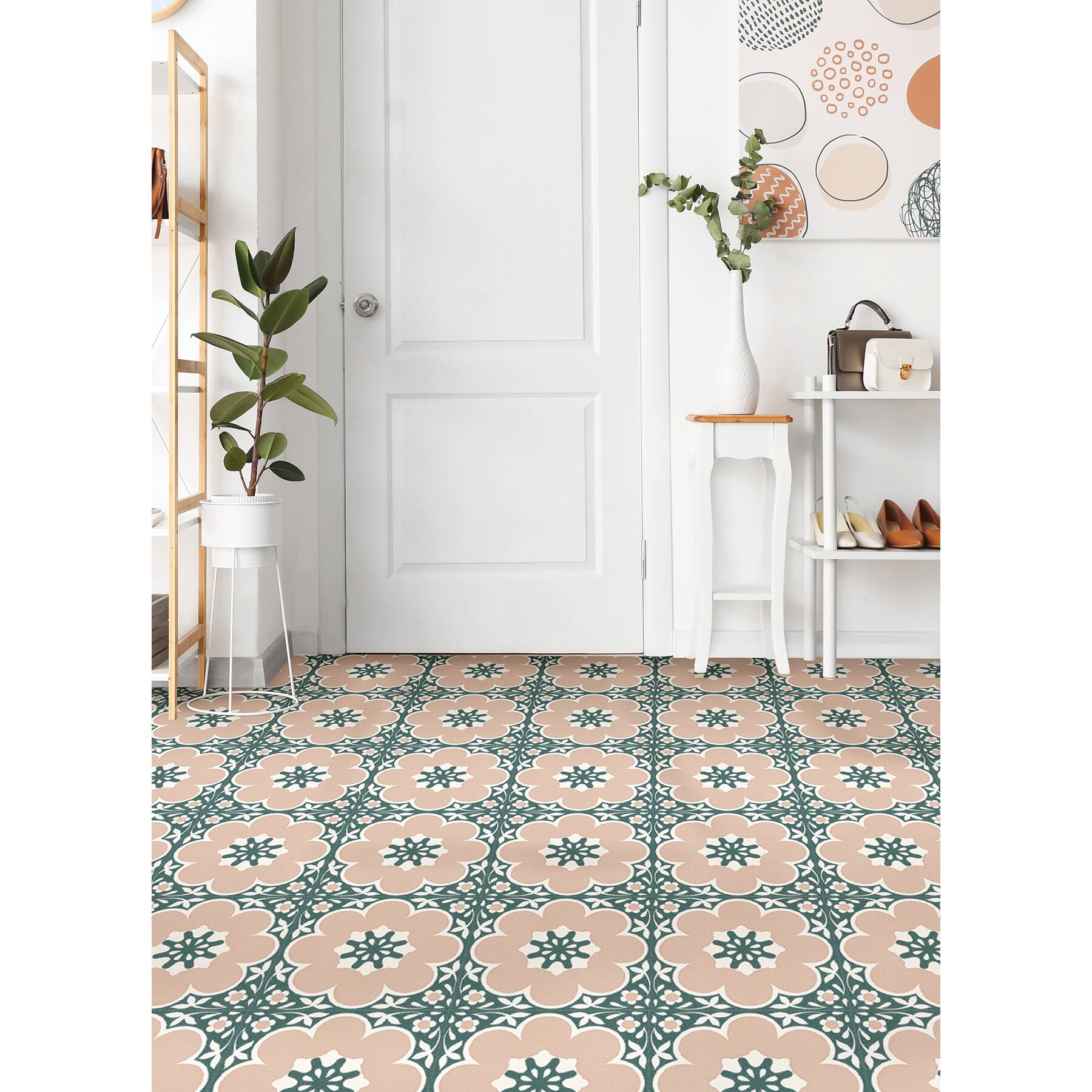 FloorPops Daphne Peel & Stick Floor Tiles