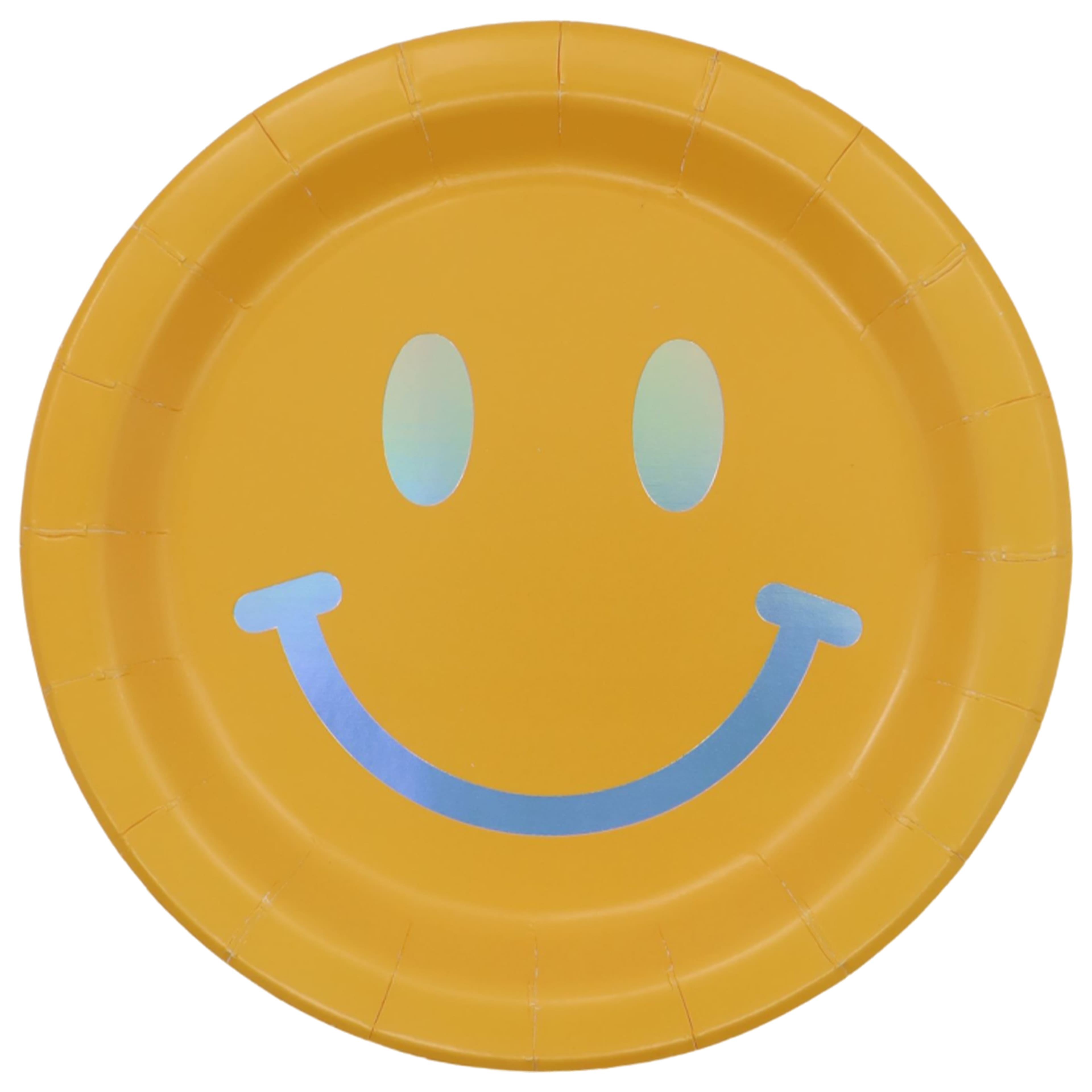 7" Yellow Smiley Face Snack Plates, 8ct. by Celebrate It™