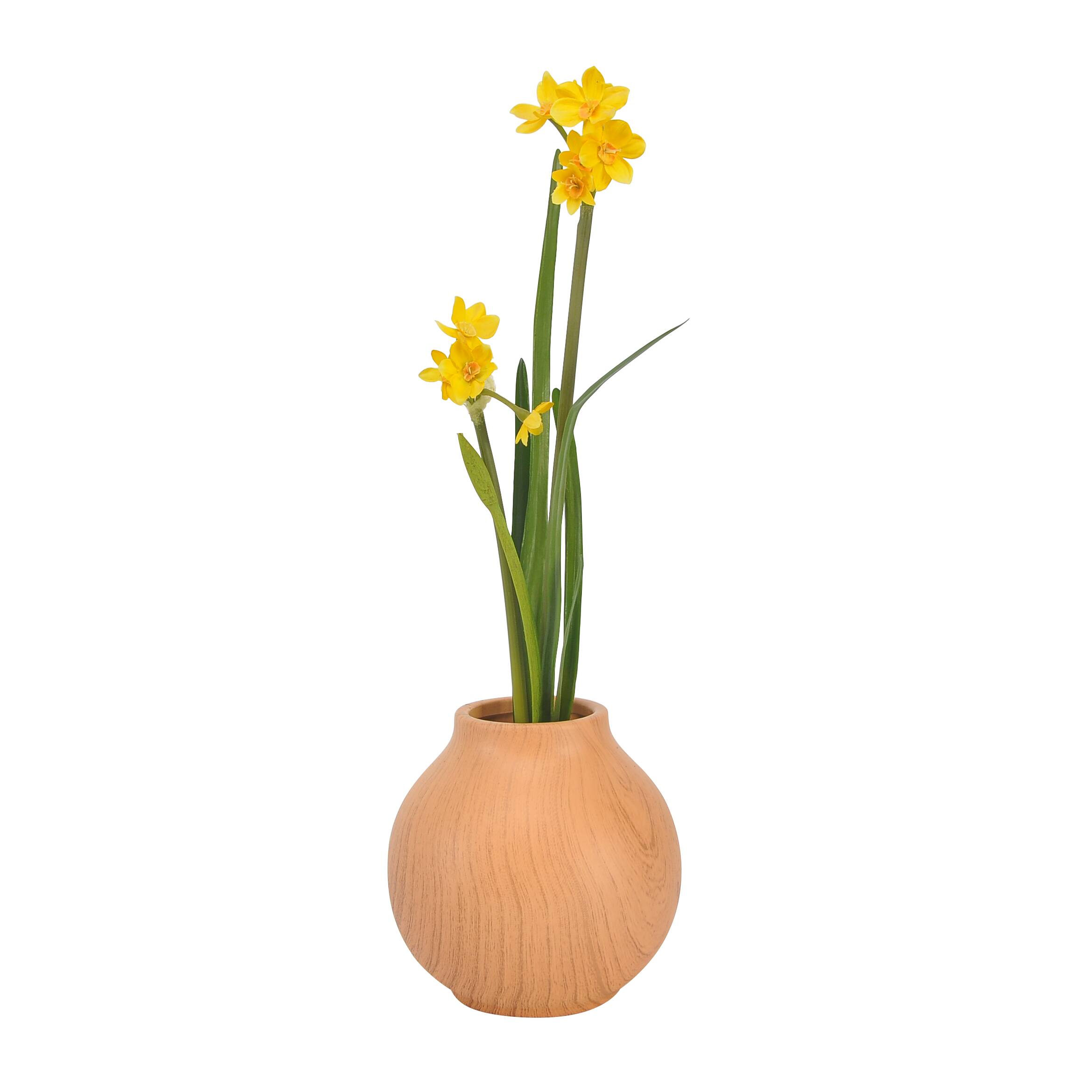 8 Pack: 6&#x22; Wood Grain Ceramic Vase by Ashland&#xAE;