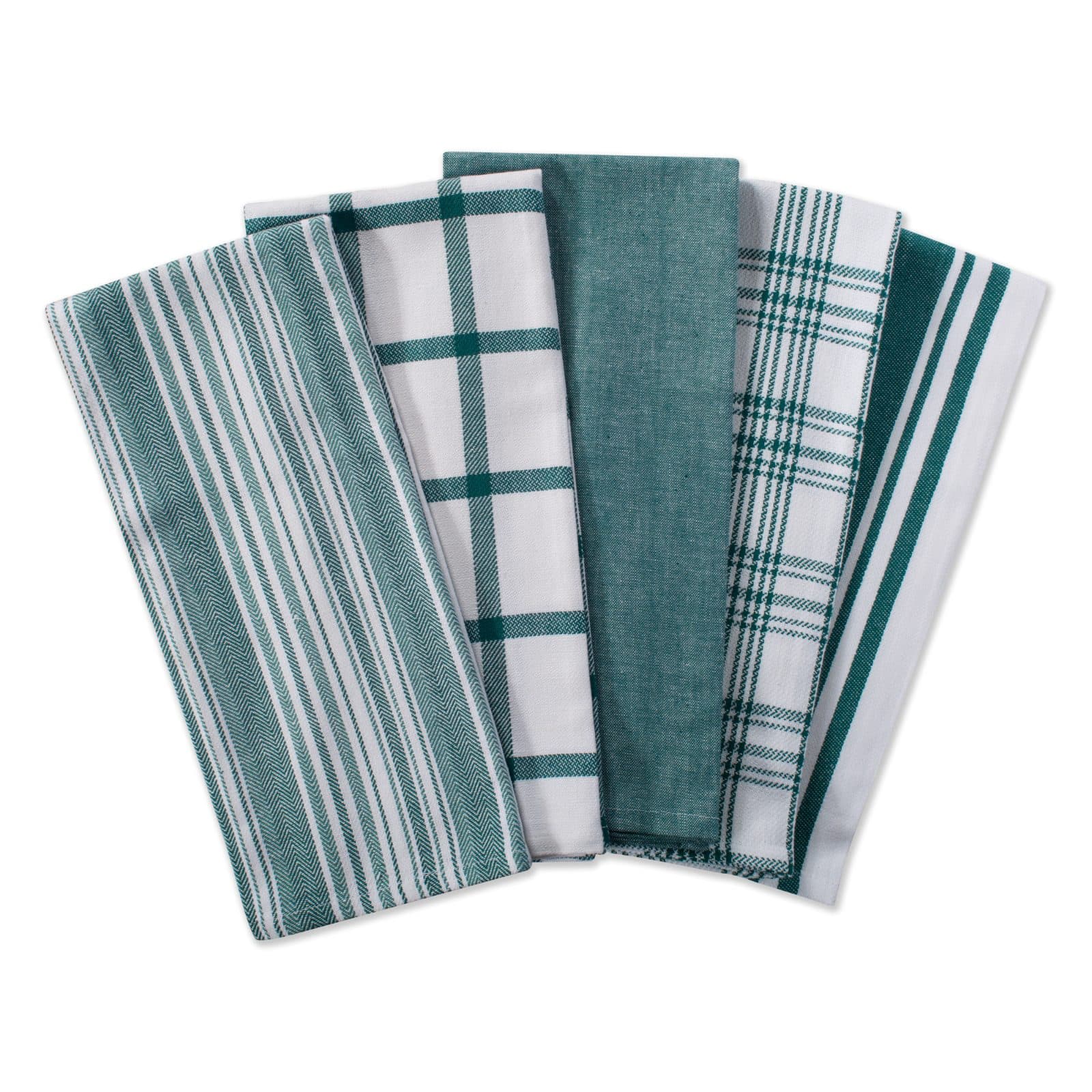 DII&#xAE; Teal Woven Dishtowel Set