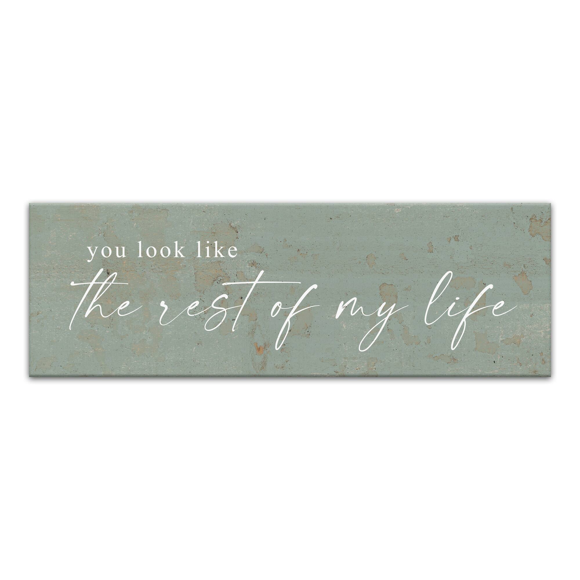 Rest Of My Life 36" x 12" Canvas Wall Art