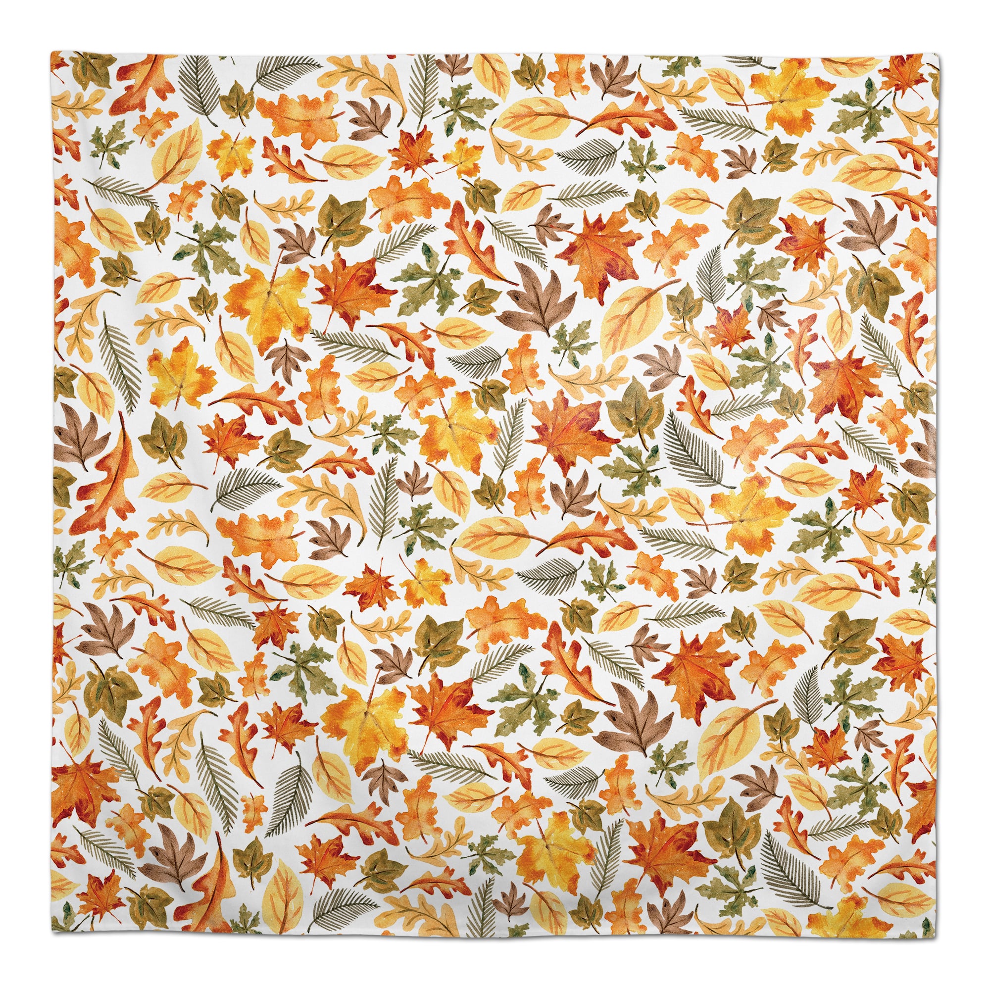 58&#x22; Fall Leaves Pattern Tablecloth