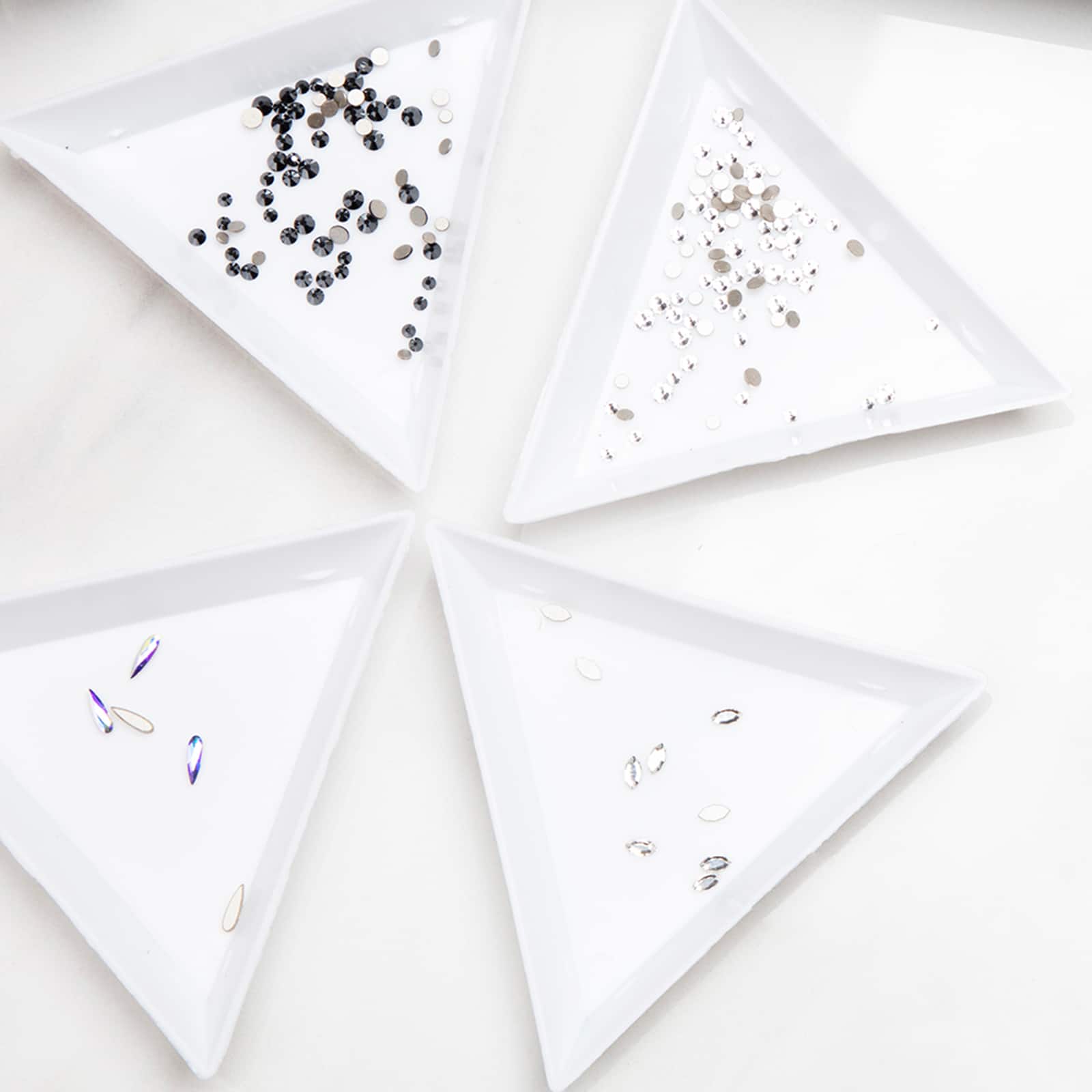 6mm Crystal AB Raindrop Glue-On Austrian Crystals by Bead Landing™, 10ct.