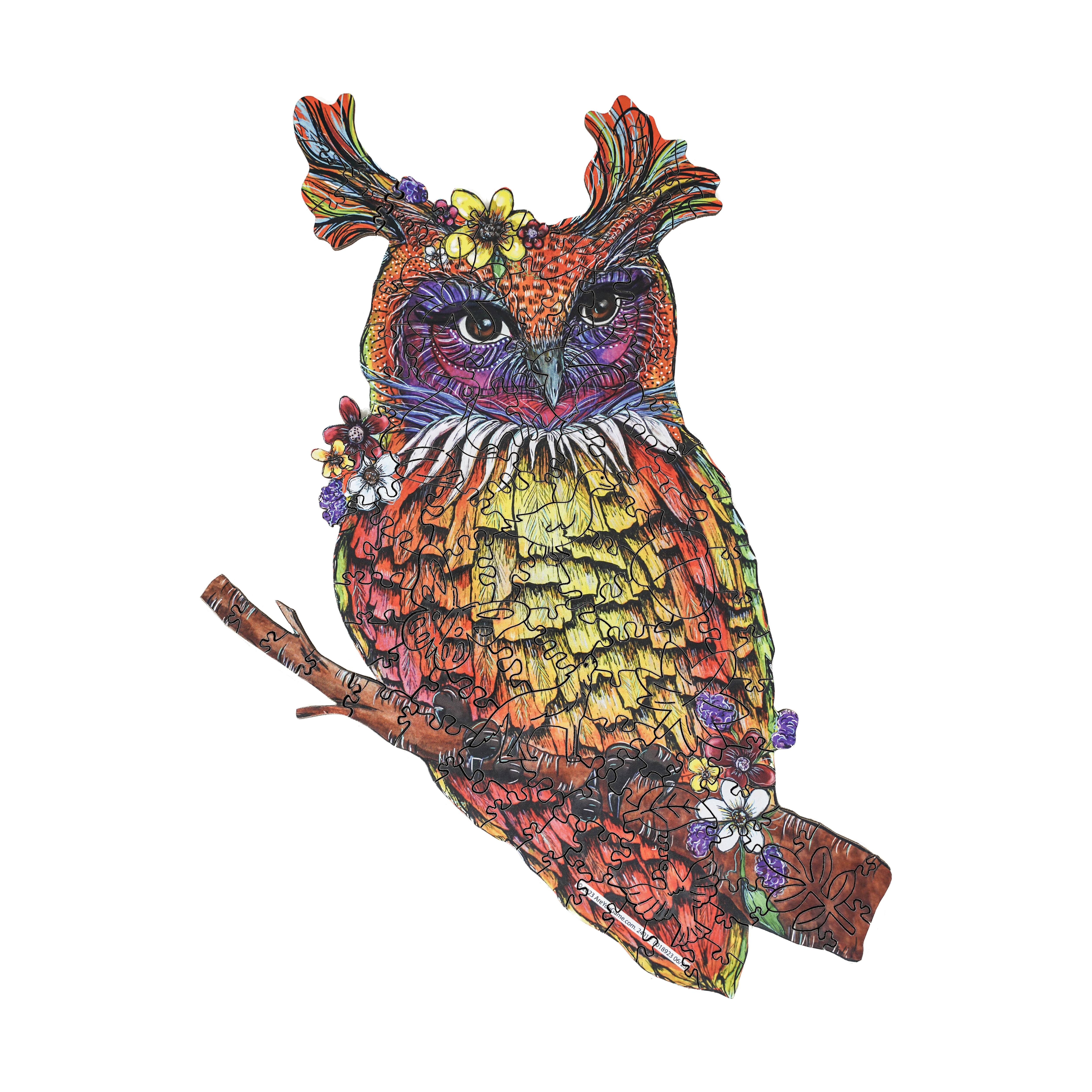 Wooden Jigsaw Puzzle - Owlette: 110 Pcs