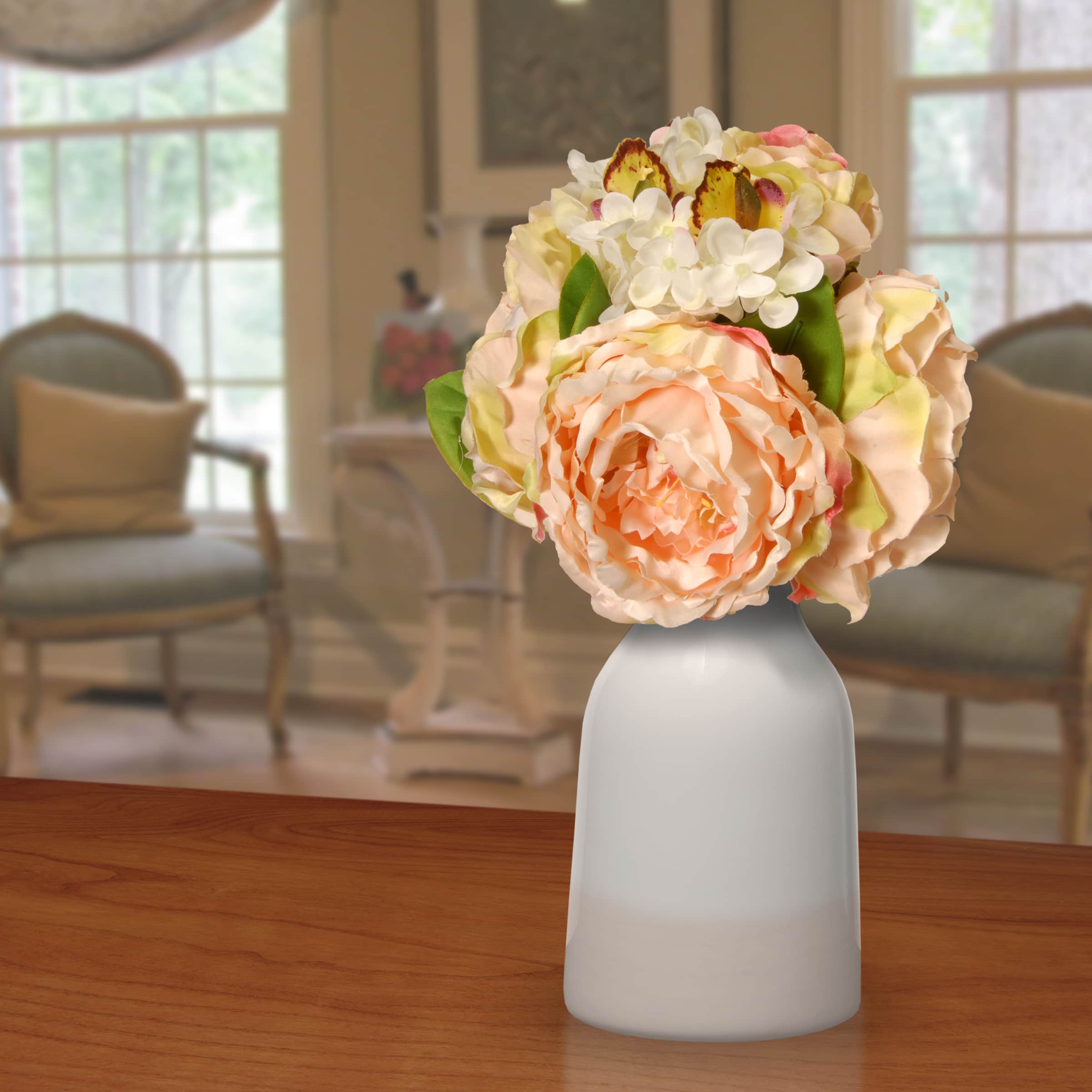 14" Hydrangea, Rose & Dahlia Bundle