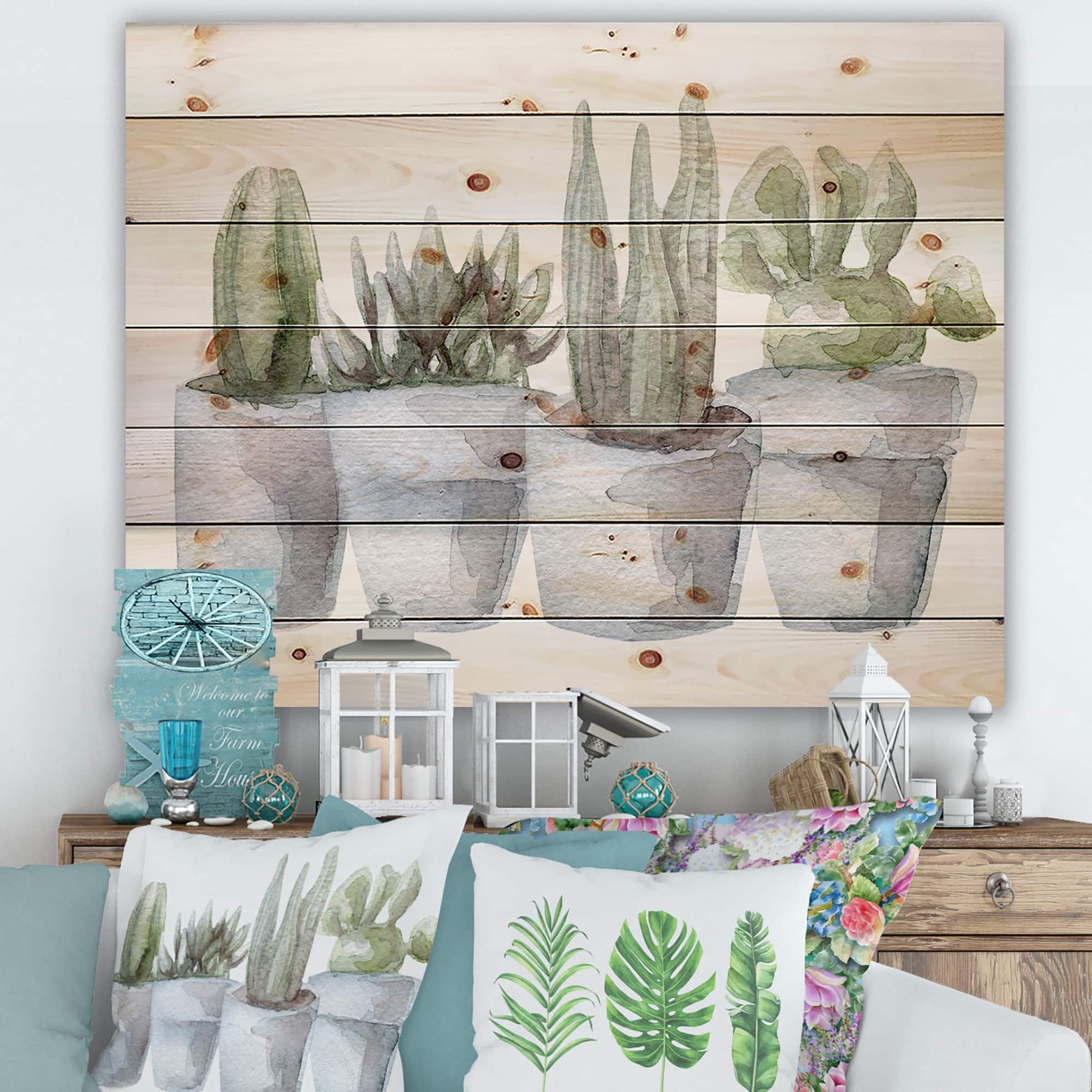 Designart - Cactus and Succulent House Plants V