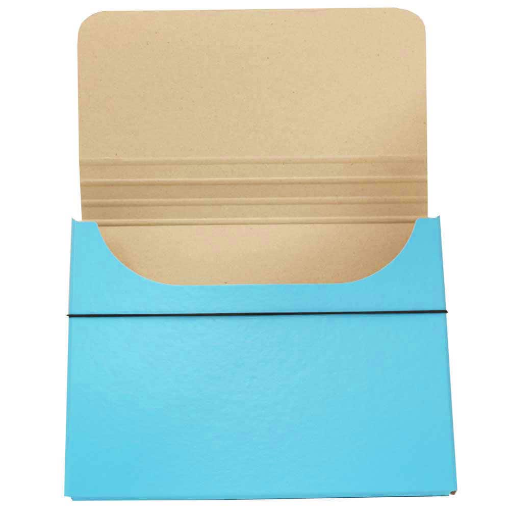 JAM Paper Strong Thick Portfolio Carrying Case with Elastic Band Closure
