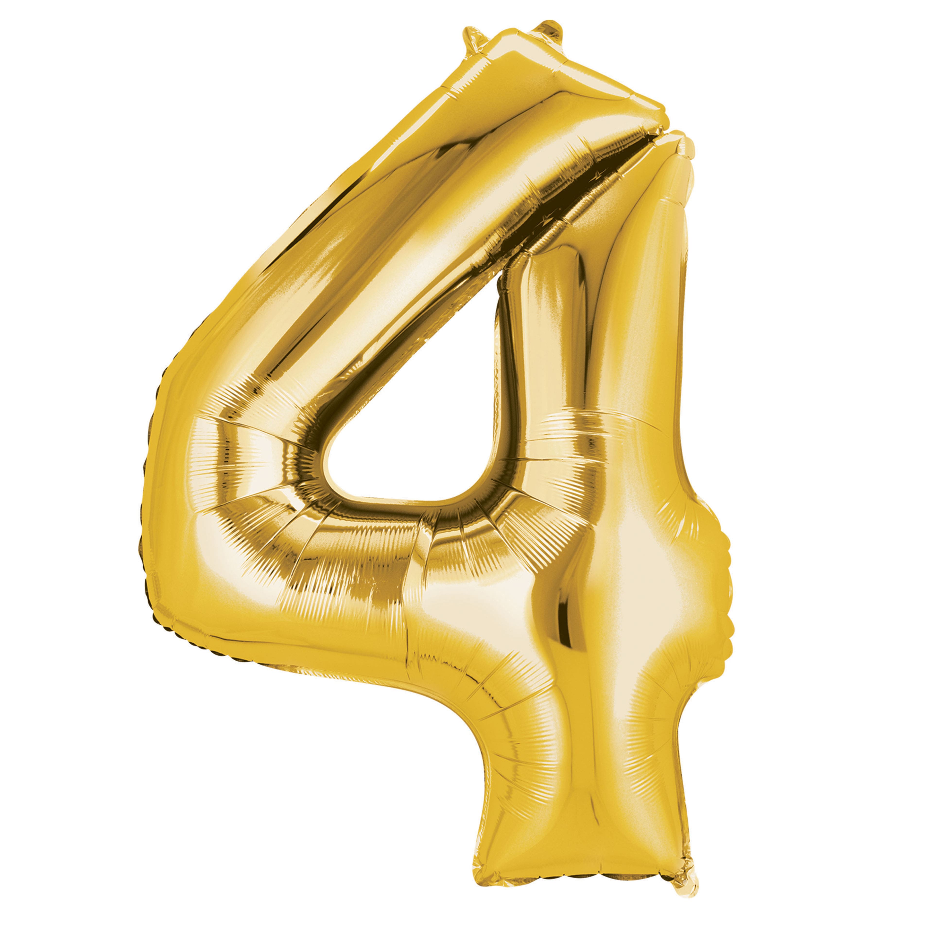 34" Gold Number Foil Balloon