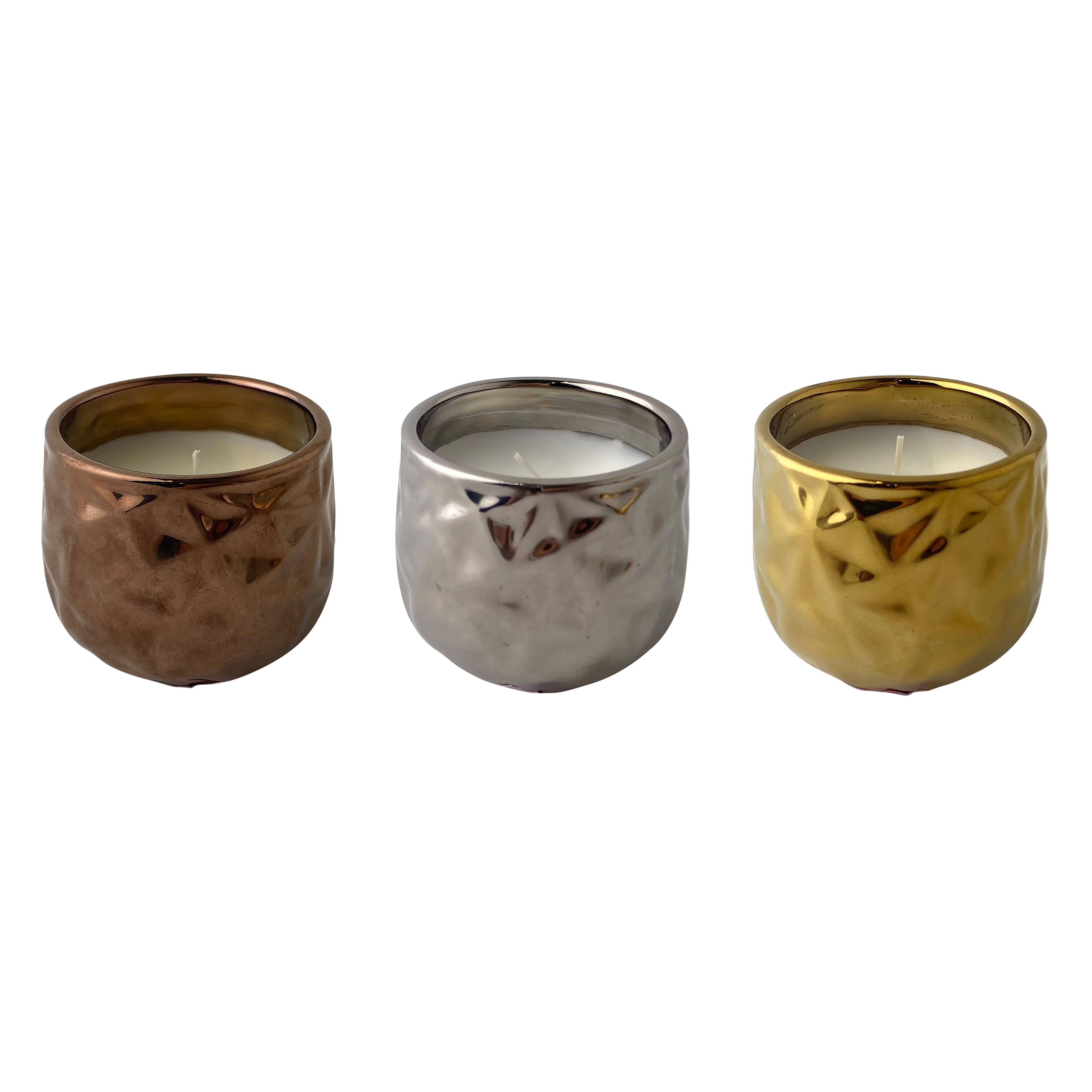 3&#x22; Citrus &#x26; Spice, Silver Bells &#x26; Spiced Apples Votive Candle Set by Ashland&#xAE;