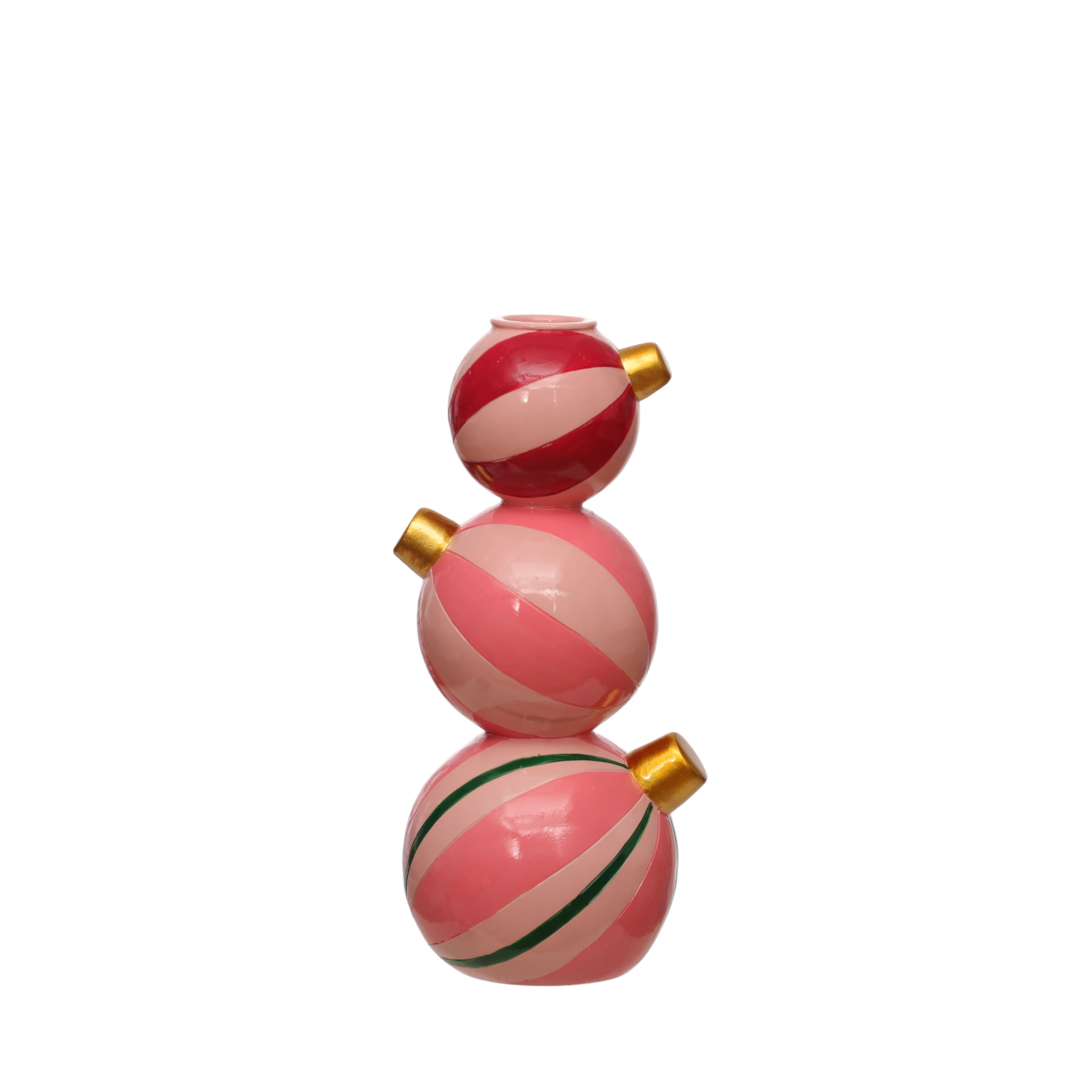 8&#x22; Ball Ornament Stack Candle Holder by Ashland&#xAE;