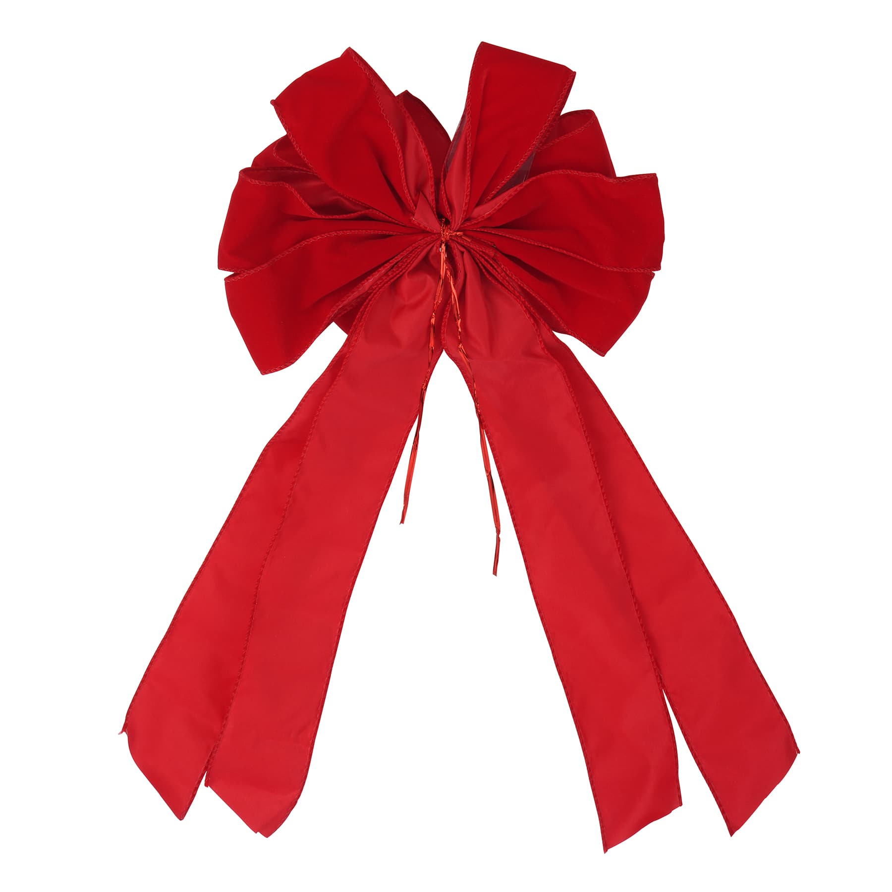 20.5&#x22; Classic Red Tree Topper Bow by Celebrate It&#x2122;